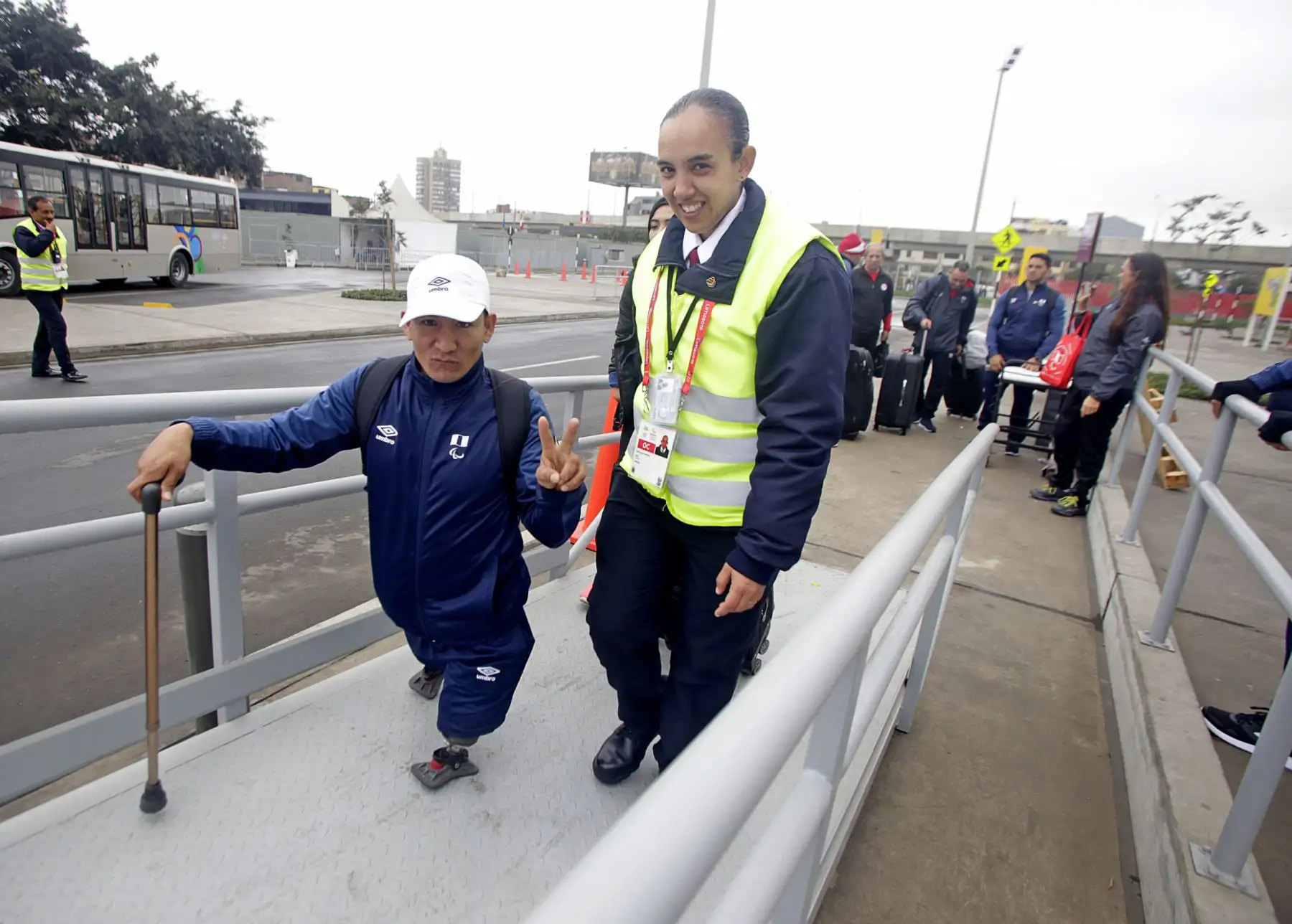 Deportistas de la delegación peruana de los Juegos Parapanamericanos Lima 2019, se instalan en la villa deportiva de VMT. 
Foto:ANDINA/ Lima 2019