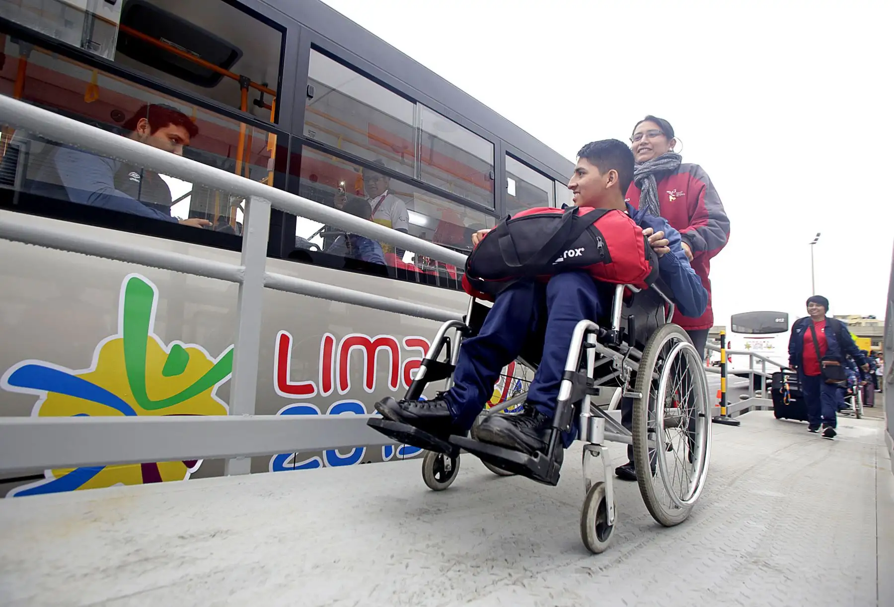 Deportistas de la delegación peruana de los Juegos Parapanamericanos Lima 2019, se instalan en la villa deportiva de VMT. 
Foto:ANDINA/ Lima 2019