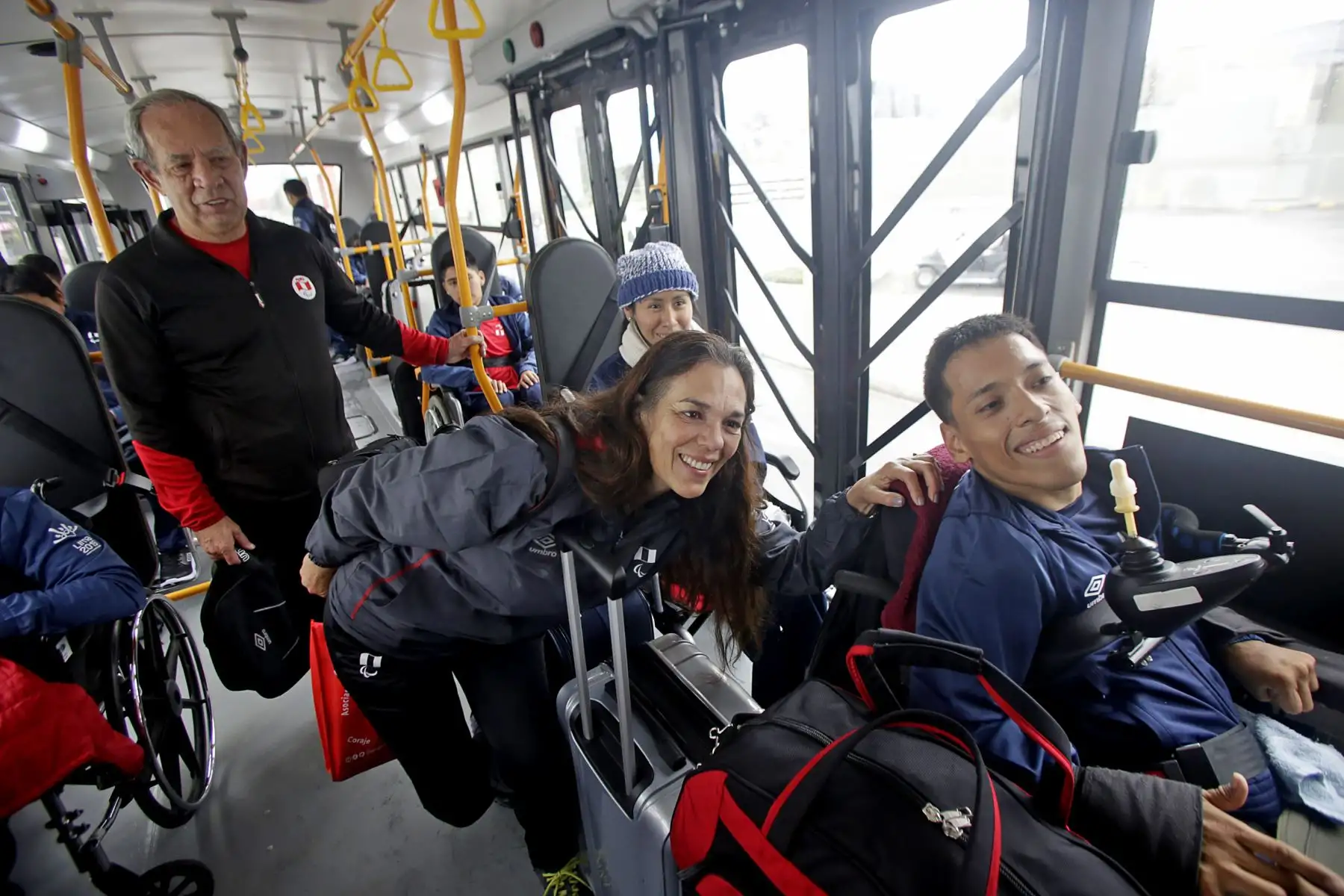 Deportistas de la delegación peruana de los Juegos Parapanamericanos Lima 2019, se instalan en la villa deportiva de VMT. 
Foto:ANDINA/ Lima 2019
