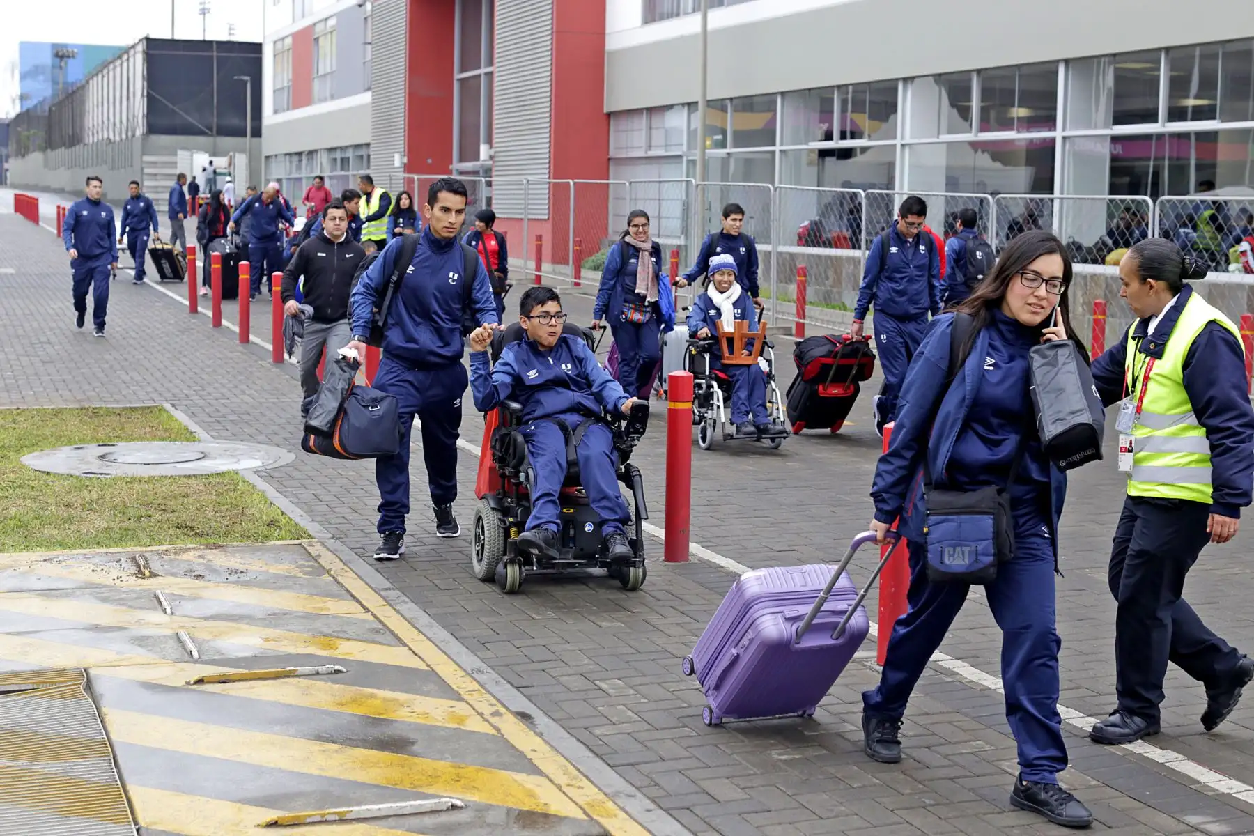 Deportistas de la delegación peruana de los Juegos Parapanamericanos Lima 2019, se instalan en la villa deportiva de VMT. 
Foto:ANDINA/ Lima 2019