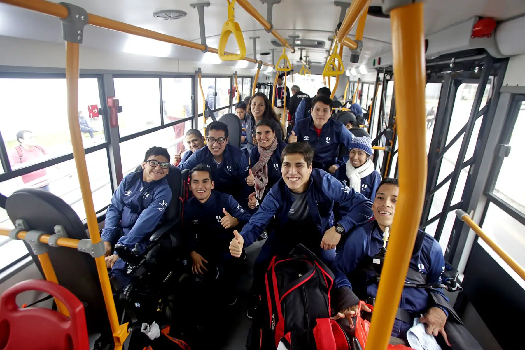 Deportistas de la delegación peruana de los Juegos Parapanamericanos Lima 2019, se instalan en la villa deportiva de VMT. 
Foto:ANDINA/ Lima 2019