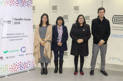 Lanzamiento de Premio Desafío Kunan 2019. Foto: Andina/Difusión