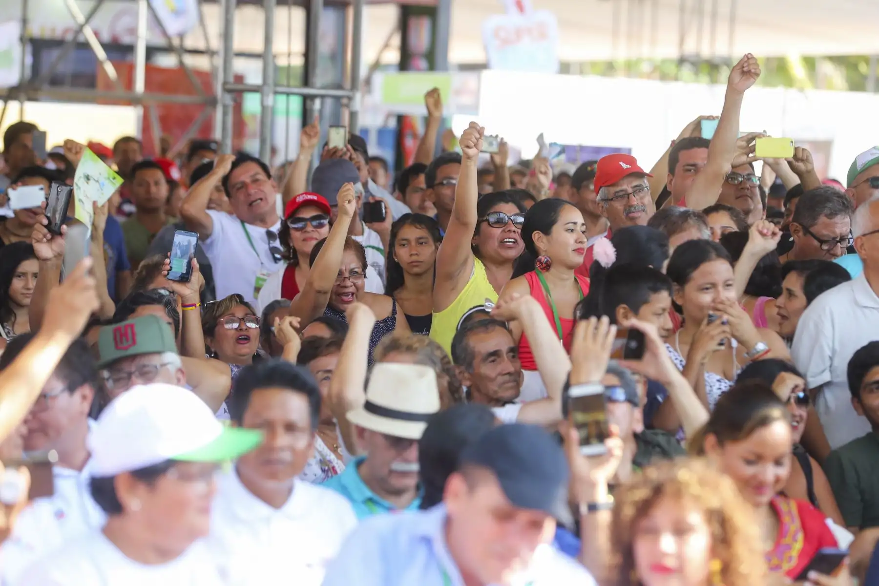 El presidente de la república Martin Vizcarra, clausura la Expo Amazónica 2019 en Iquitos. 
Foto: ANDINA/Prensa Presidencia