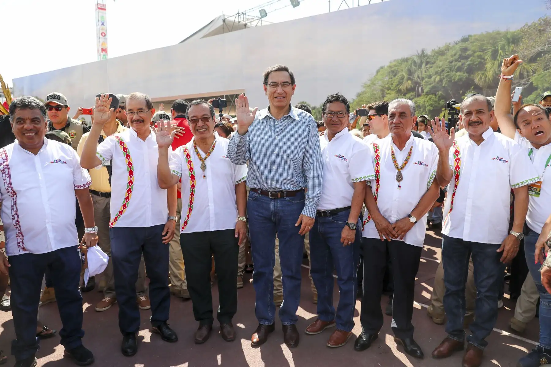 El presidente de la república Martin Vizcarra, clausura la Expo Amazónica 2019 en Iquitos. 
Foto: ANDINA/Prensa Presidencia
