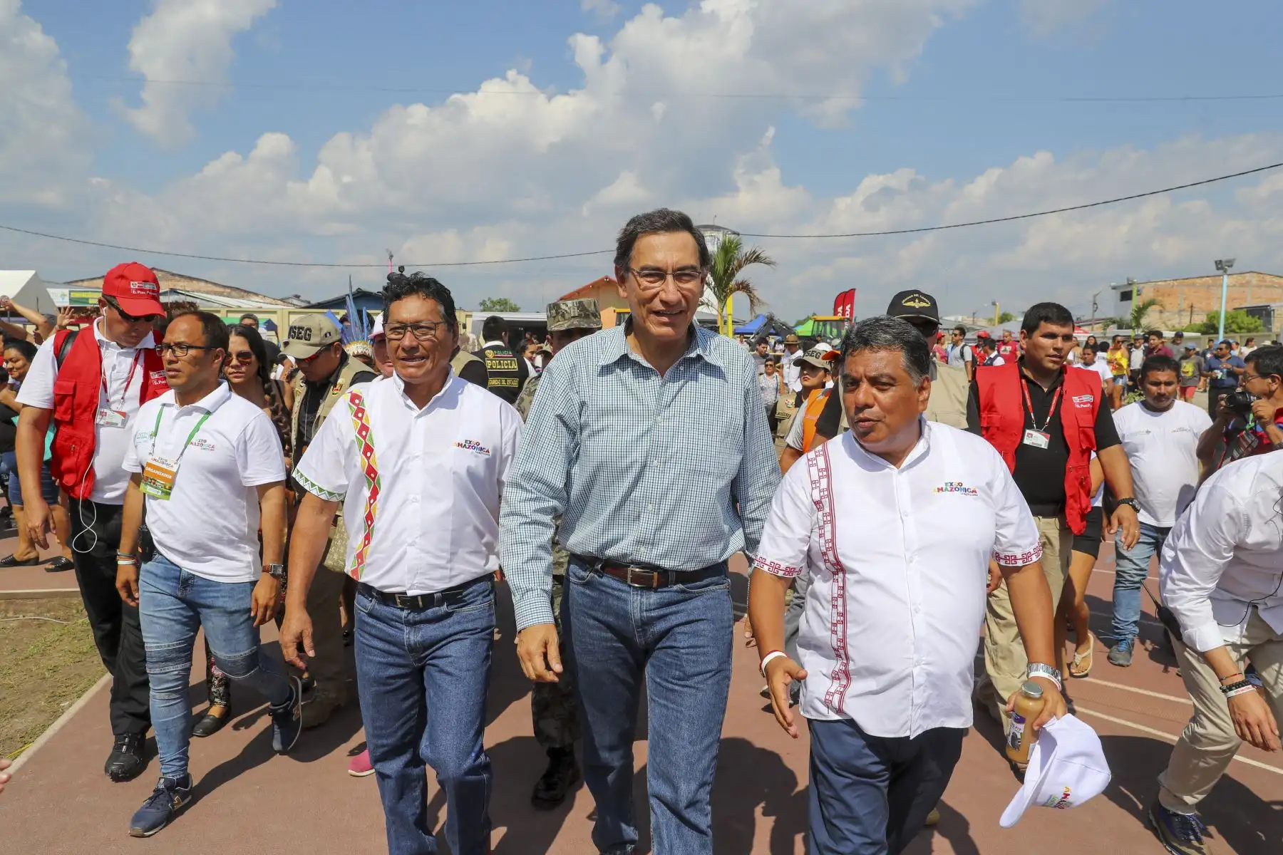 El presidente de la república Martin Vizcarra, clausura la Expo Amazónica 2019 en Iquitos. 
Foto: ANDINA/Prensa Presidencia
