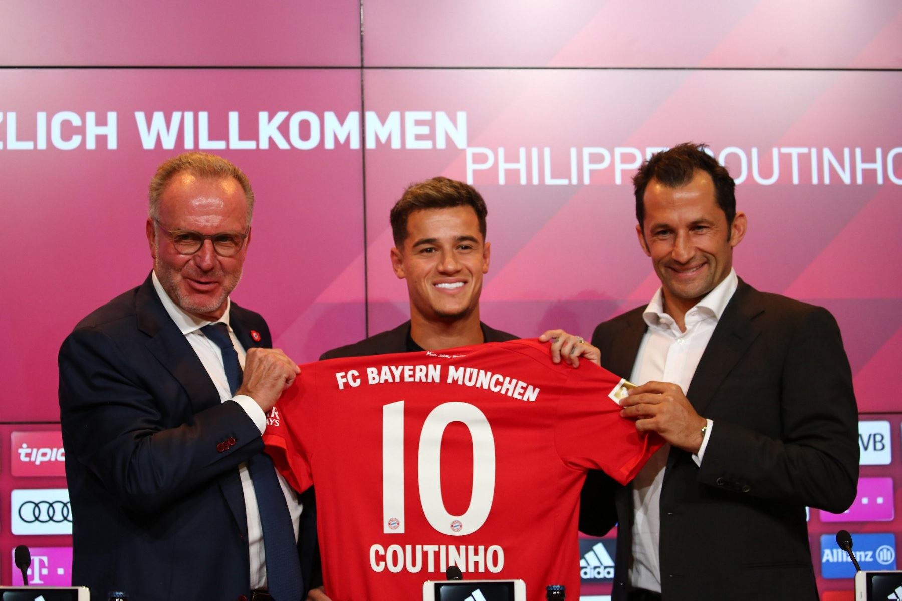 Philippe Coutinho jugará en el club alemán por toda la temporada 2019/20. Foto: FC Bayern