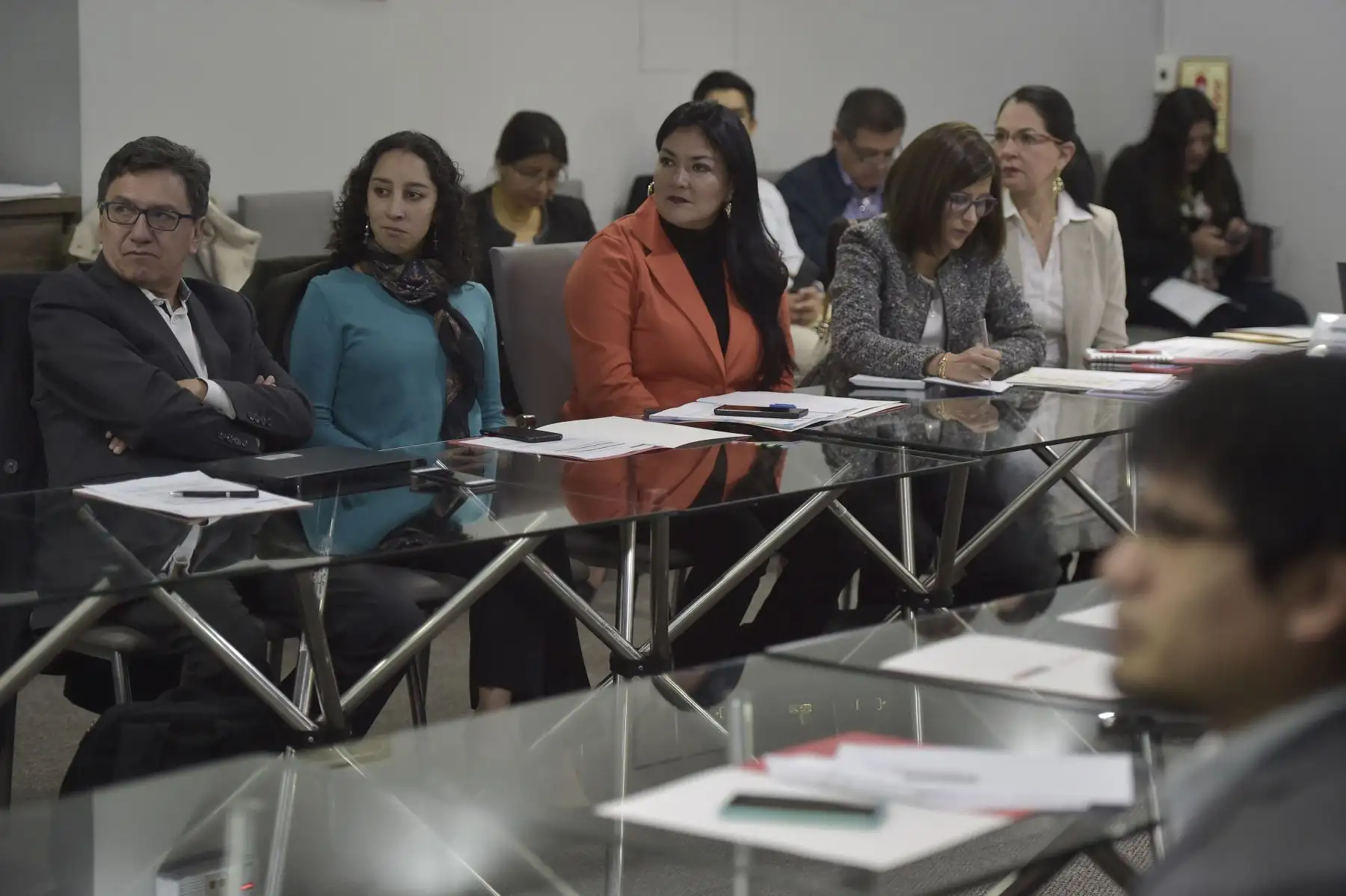 Funcionarios de MIDIS comparten la experiencia en políticas sociales con autoridades del Ecuador que ha permitido reducir de manera importante los indices de desnutrición crónica infantil.
Foto: ANDINA/ José Sotomayor