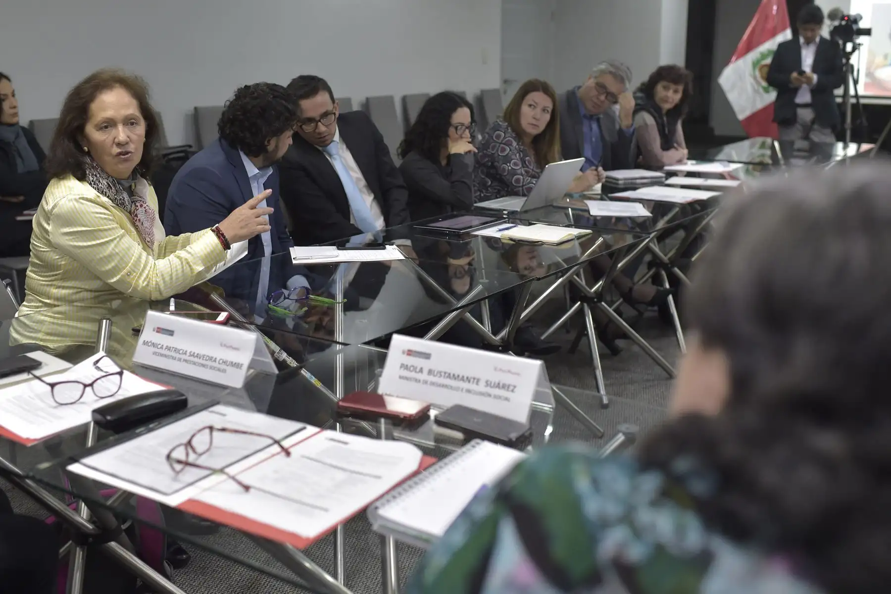 Funcionarios de MIDIS comparten la experiencia en políticas sociales con autoridades del Ecuador que ha permitido reducir de manera importante los indices de desnutrición crónica infantil.
Foto: ANDINA/ José Sotomayor