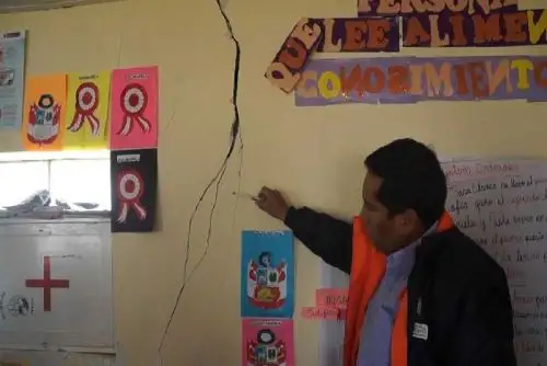 Tras el sismo, personal de Defensa Civil de la Municipalidad Provincial de Huancayo monitorea los 28 distritos huancaínos.