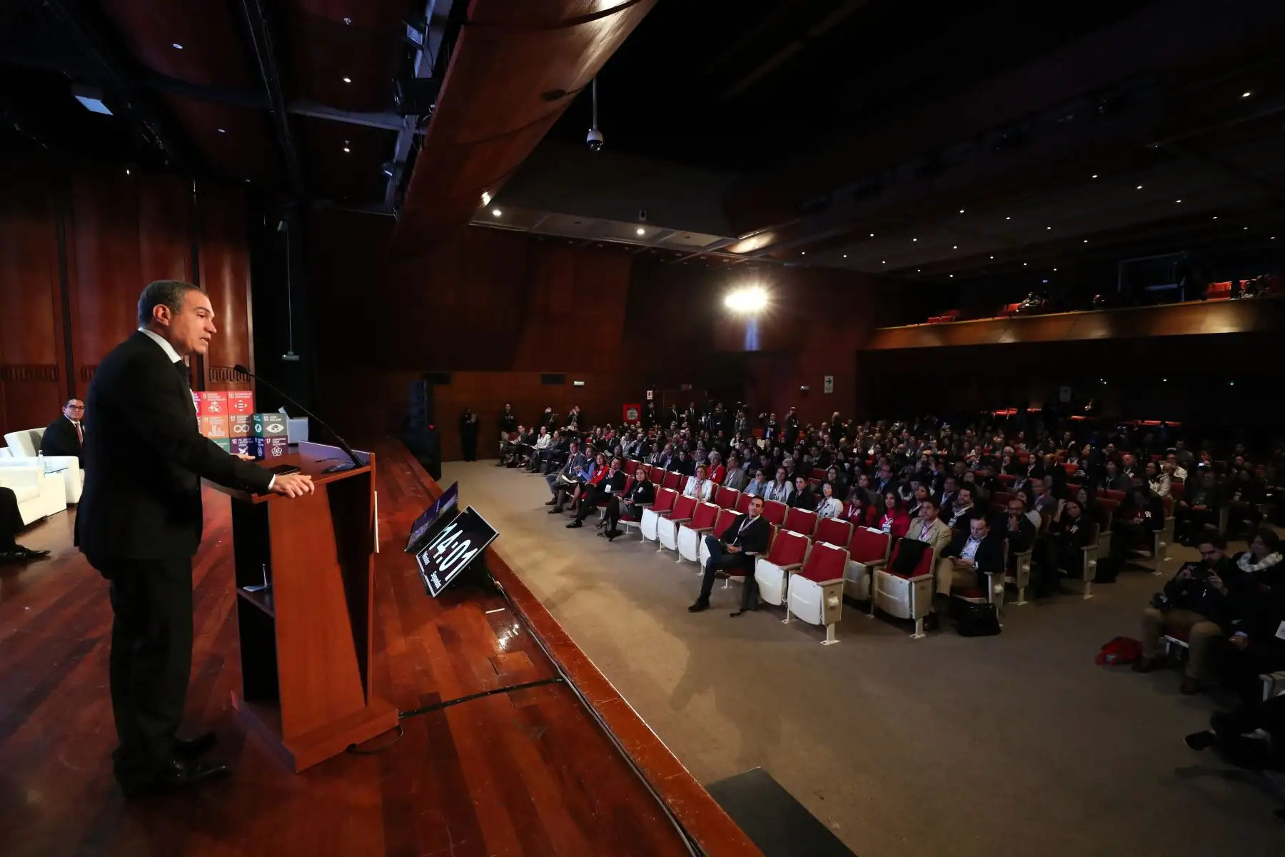 Presidente del Consejo de Ministros, Salvador del Solar, inaugura foro "Perú Sostenible".
Foto: PCM