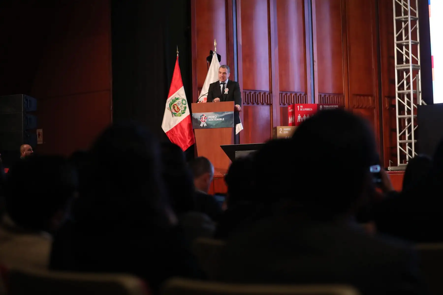 Presidente del Consejo de Ministros, Salvador del Solar, inaugura foro "Perú Sostenible".
Foto: PCM