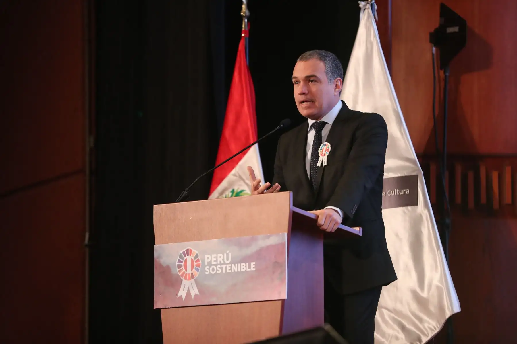 Presidente del Consejo de Ministros, Salvador del Solar, inaugura foro "Perú Sostenible".
Foto: PCM