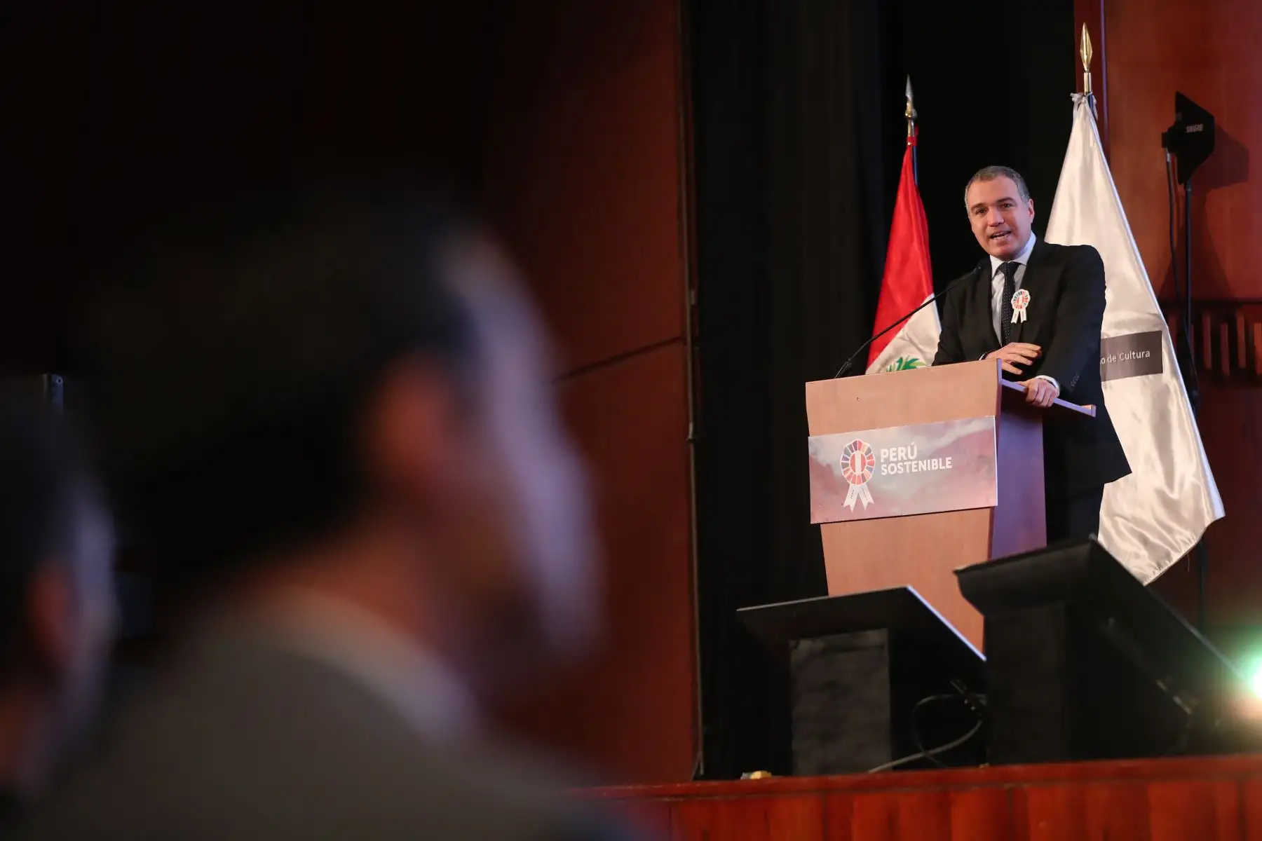 Presidente del Consejo de Ministros, Salvador del Solar, inaugura foro "Perú Sostenible".
Foto: PCM
