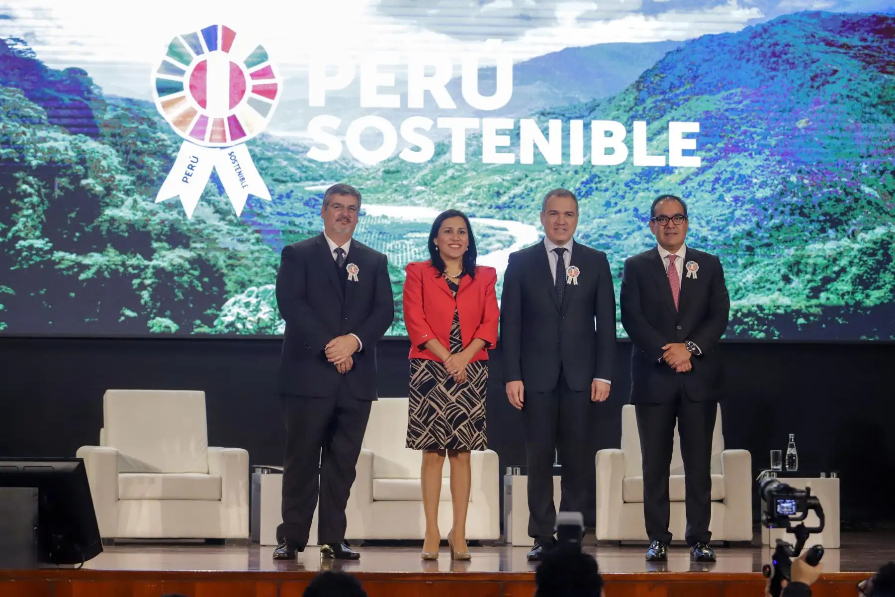 Presidente del Consejo de Ministros, Salvador del Solar, inaugura foro "Perú Sostenible".
Foto: PCM