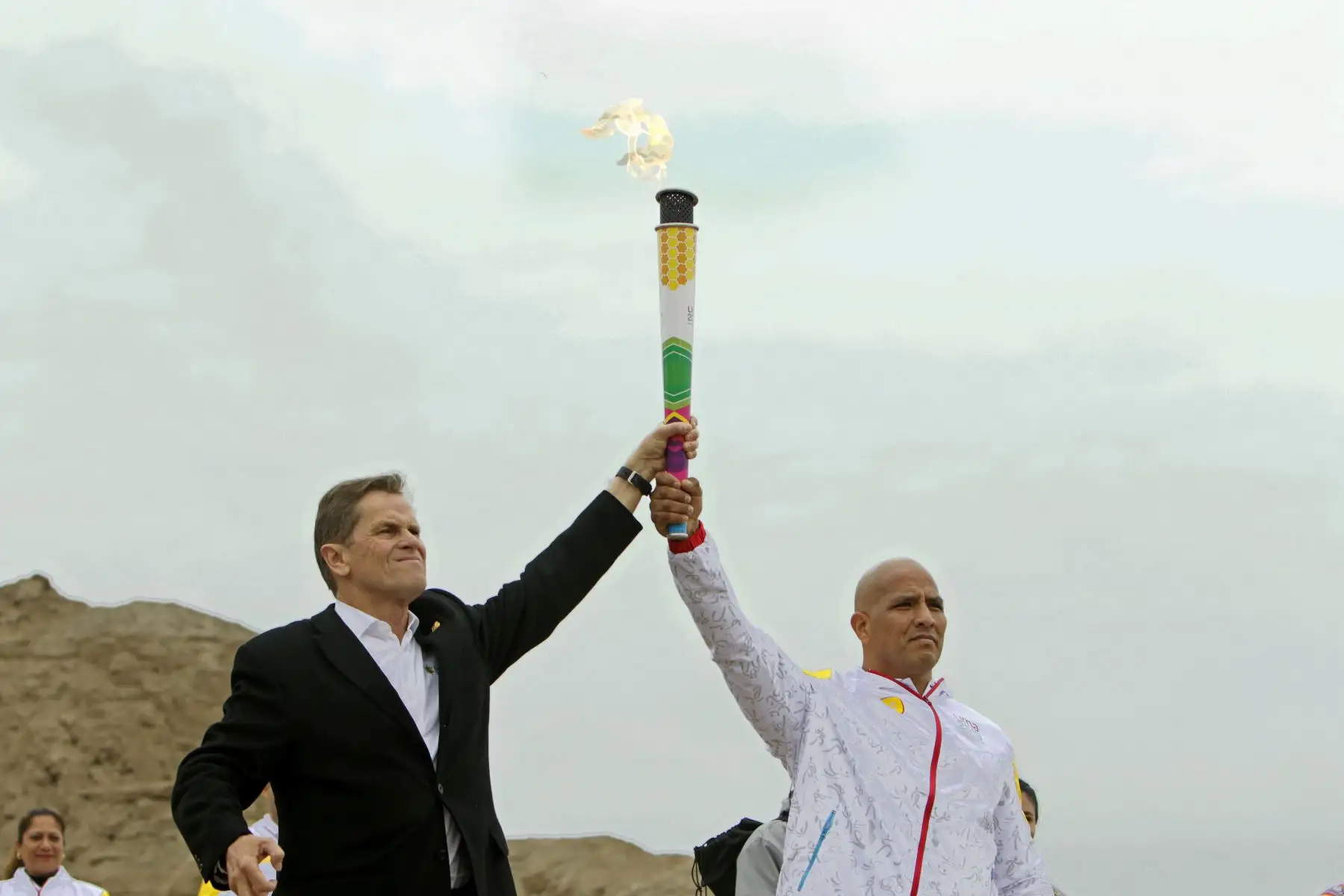Encendido de la Llama de los Juegos Parapanamericanos Lima 2019.
Foto: ANDINA/ Lima 2019