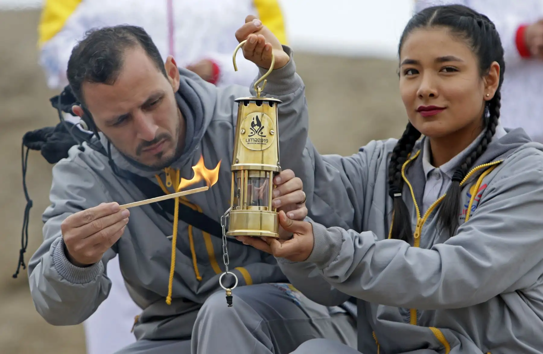 Encendido de la Llama de los Juegos Parapanamericanos Lima 2019.
Foto: ANDINA/ Lima 2019
