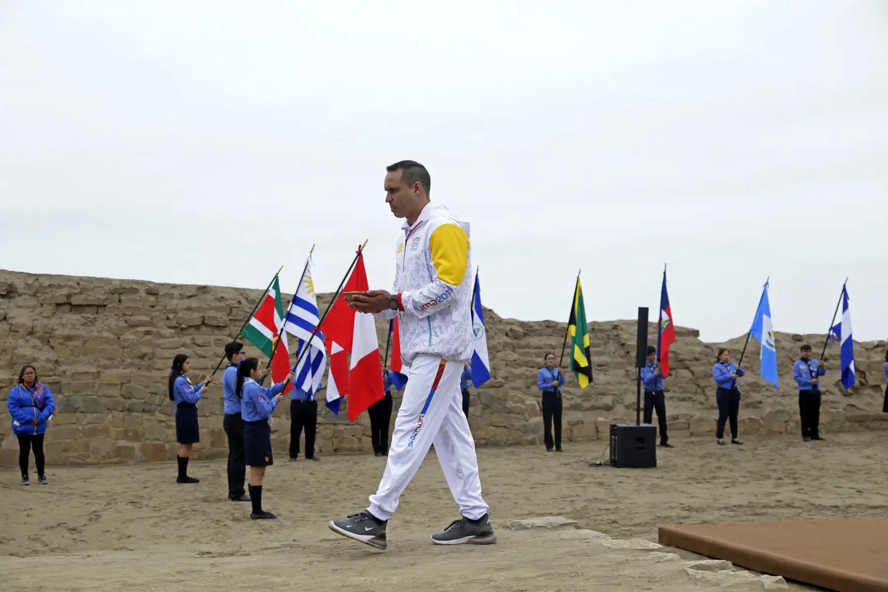 Encendido de la Llama de los Juegos Parapanamericanos Lima 2019.
Foto: ANDINA/ Lima 2019
