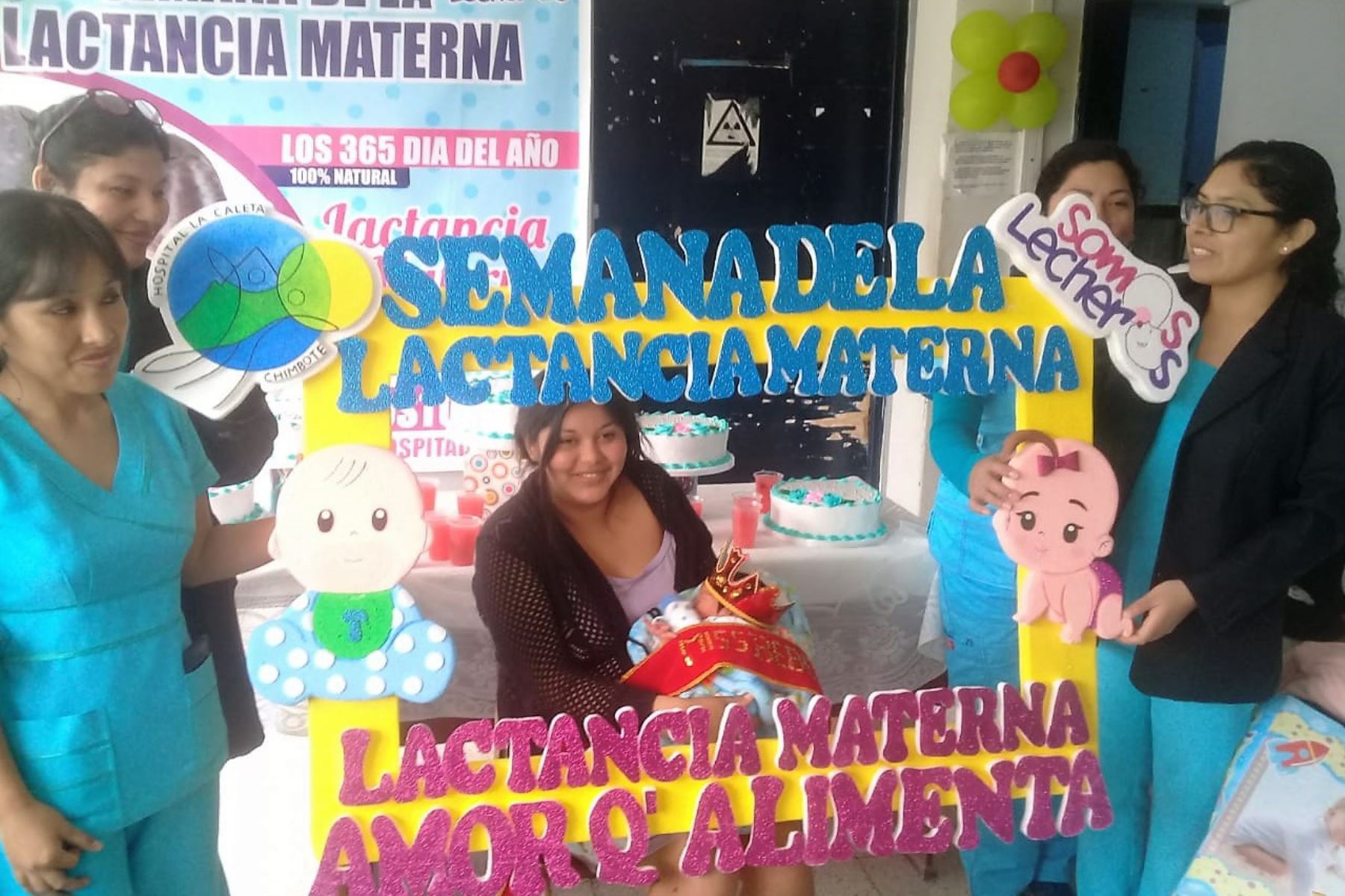 Médicos de Chimbote promueven la lactancia materna  exclusiva.