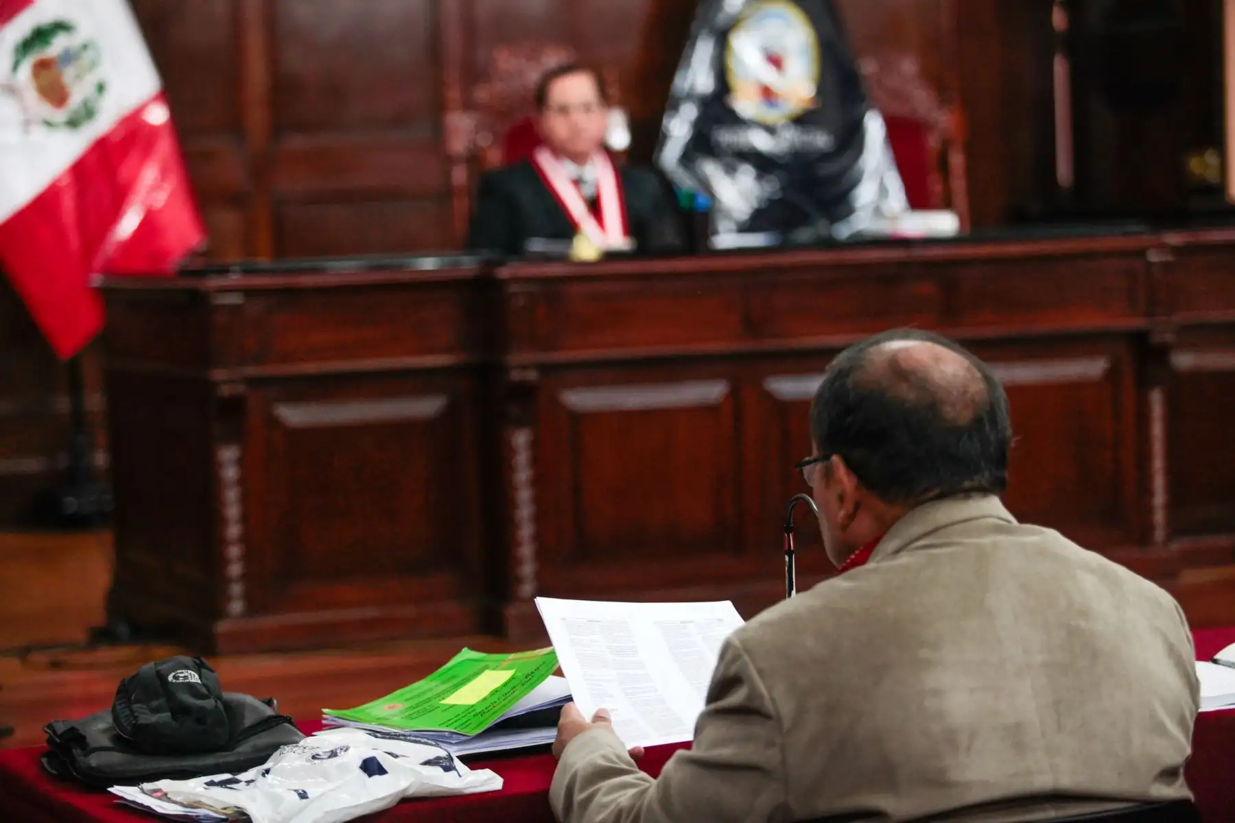 Juzgado Supremo de Investigación Preparatoria realiza audiencia de presentación de cargos contra fiscal supremo Pedro Chavarry Vallejos. Foto: ANDINA/Miguel Mejía
