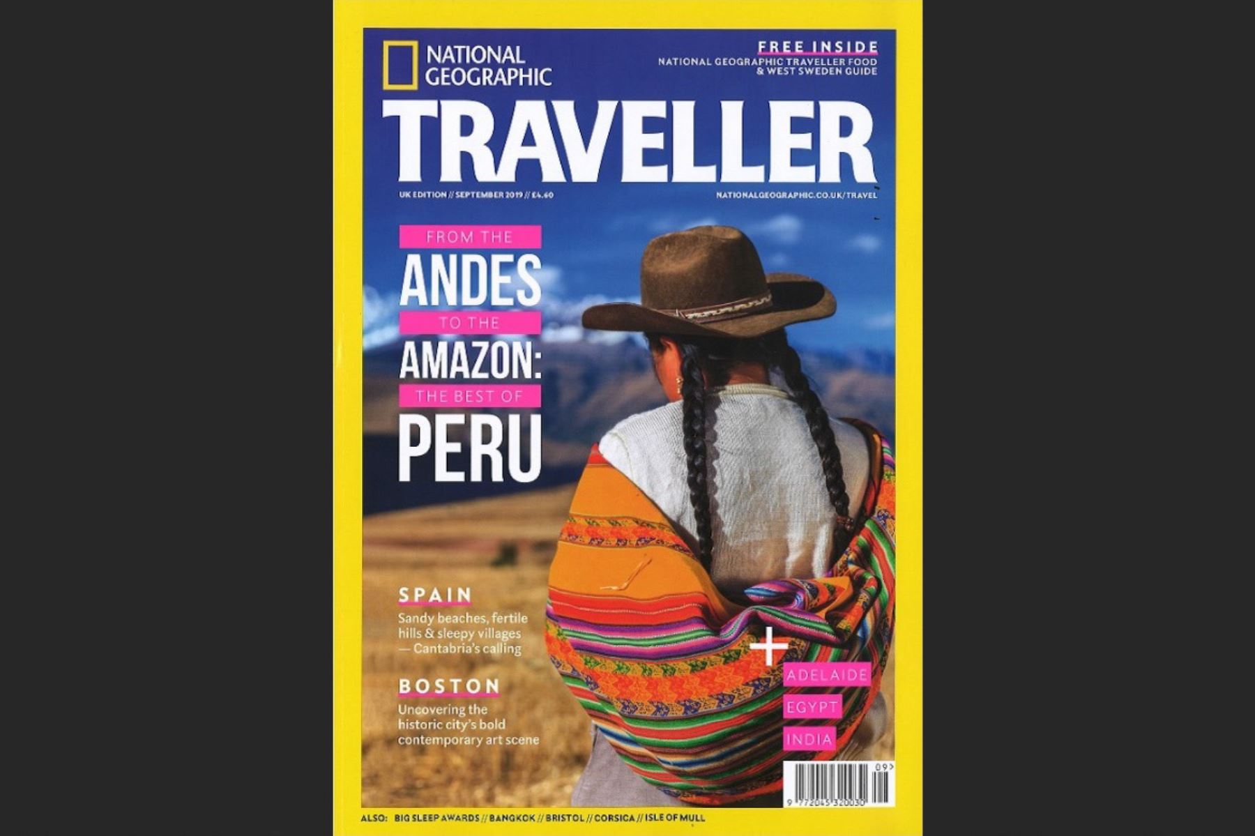 Revista National Geographic Traveller de Reino Unido muestra lo mejor de Perú en edición especial de setiembre.