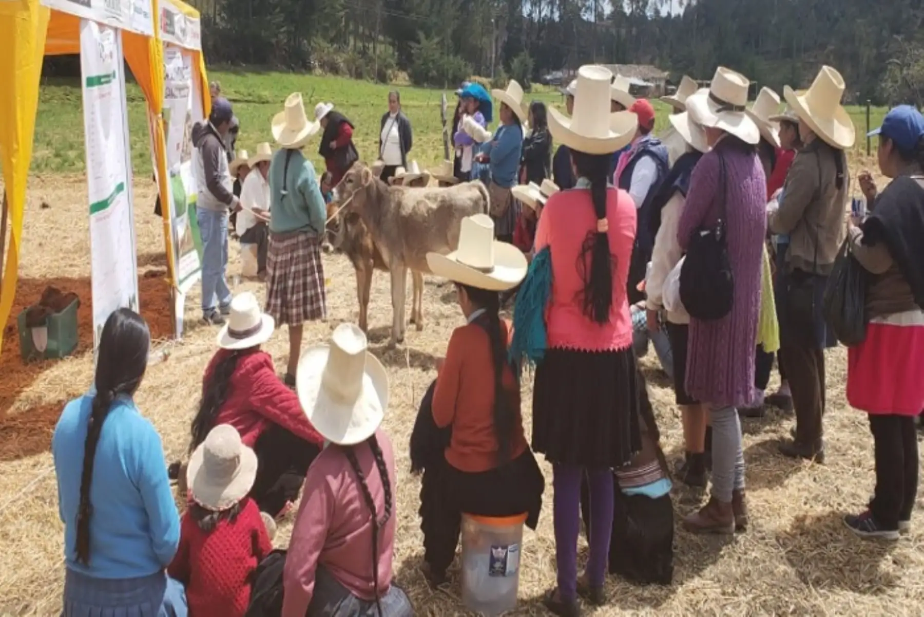 Agro Rural realizó esta actividad con la participación de autoridades y  líderes ganaderos locales.