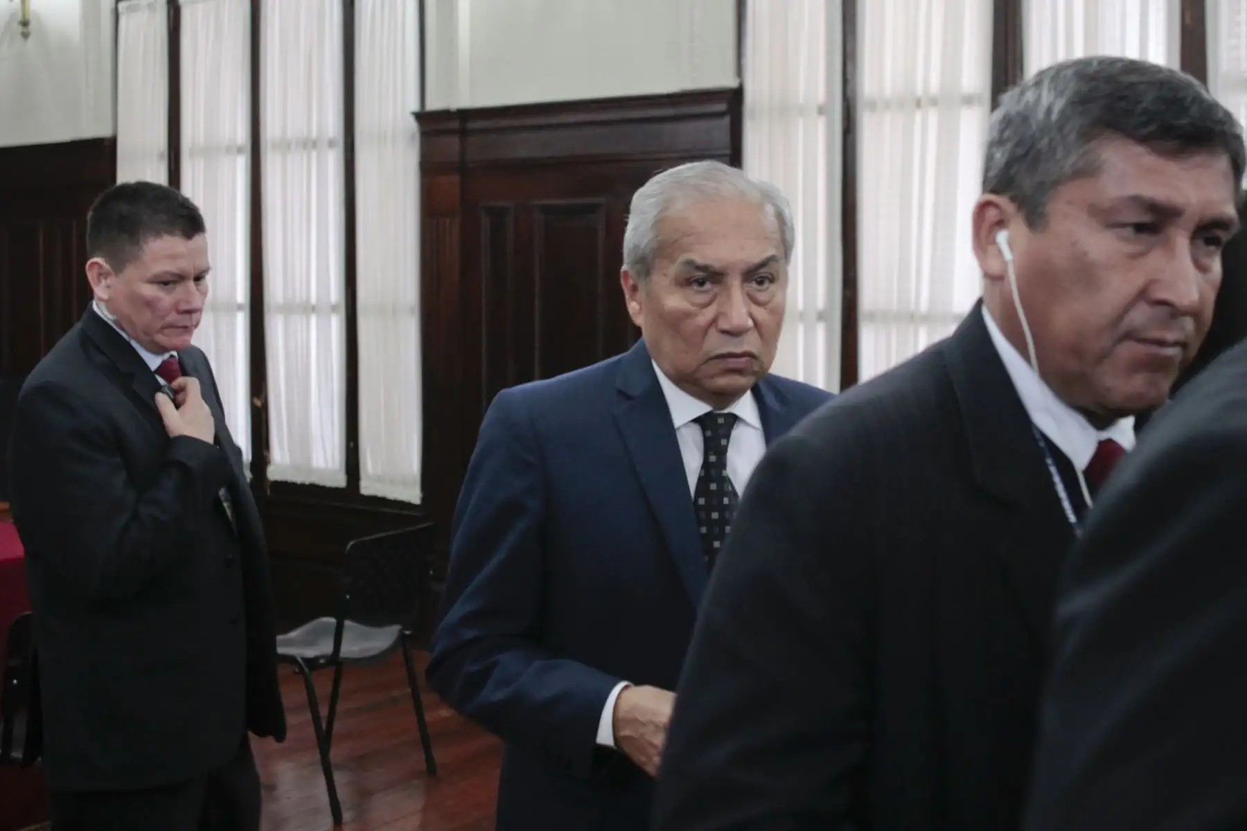 Juzgado Supremo de Investigación Preparatoria realiza audiencia de presentación de cargos contra fiscal supremo Pedro Chavarry Vallejos. Foto: ANDINA/Miguel Mejía
Foto: ANDINA/Miguel Mejía