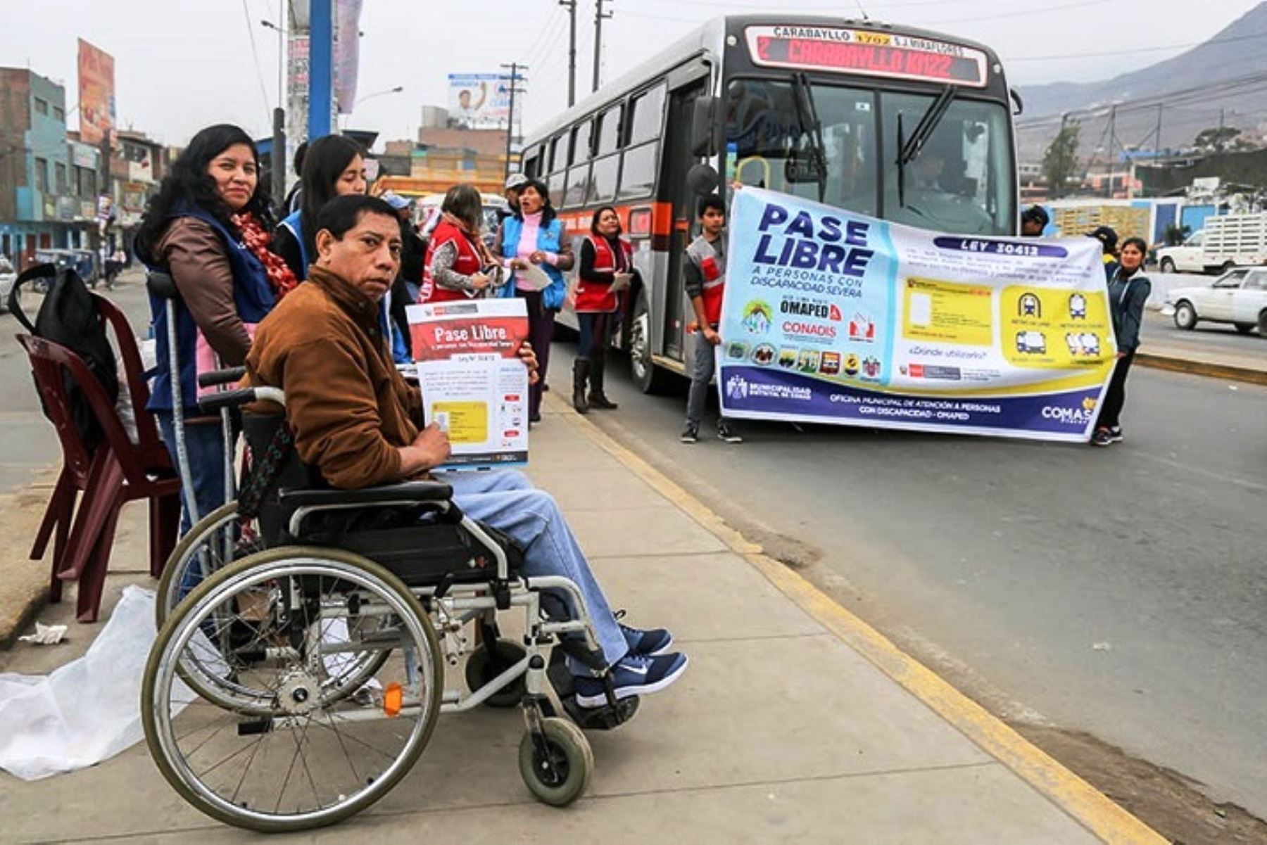 Foto:ANDINA/personas con discapacidad