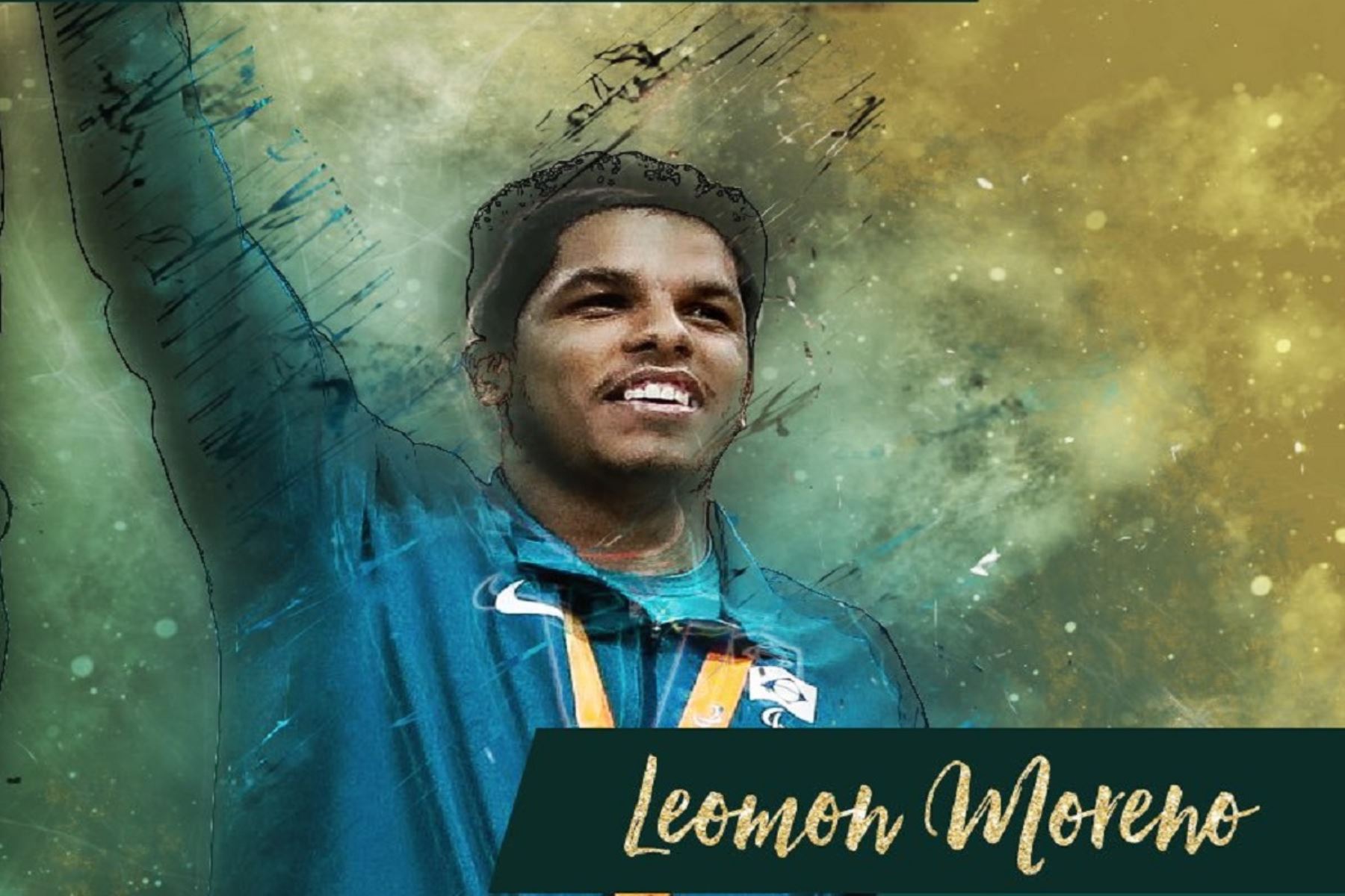 Leomon Moreno es medallista olímpico en Londres 2012 y Río 2016. Twitter: Comité Paralímpico Brasileño.