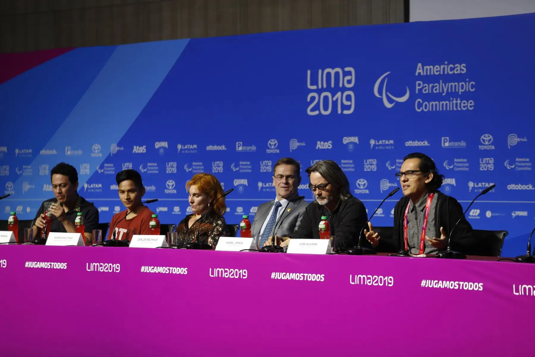 Conferencia de prensa sobre la inauguración de los juegos Parapanamericanos Lima 2019.Foto: ANDINA/Josue Ramos