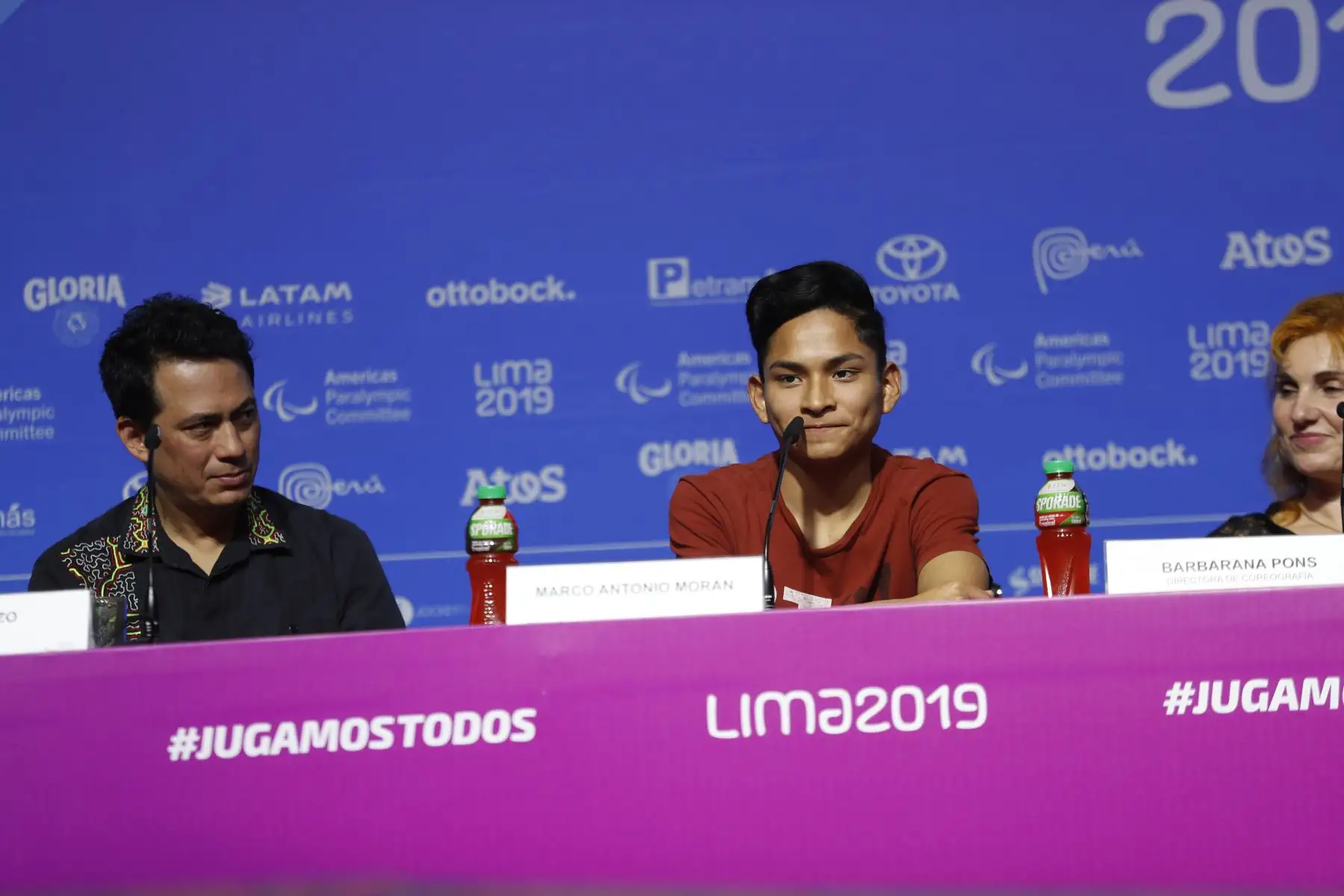 Conferencia de prensa sobre la inauguración de los juegos Parapanamericanos Lima 2019.Foto: ANDINA/Josue Ramos