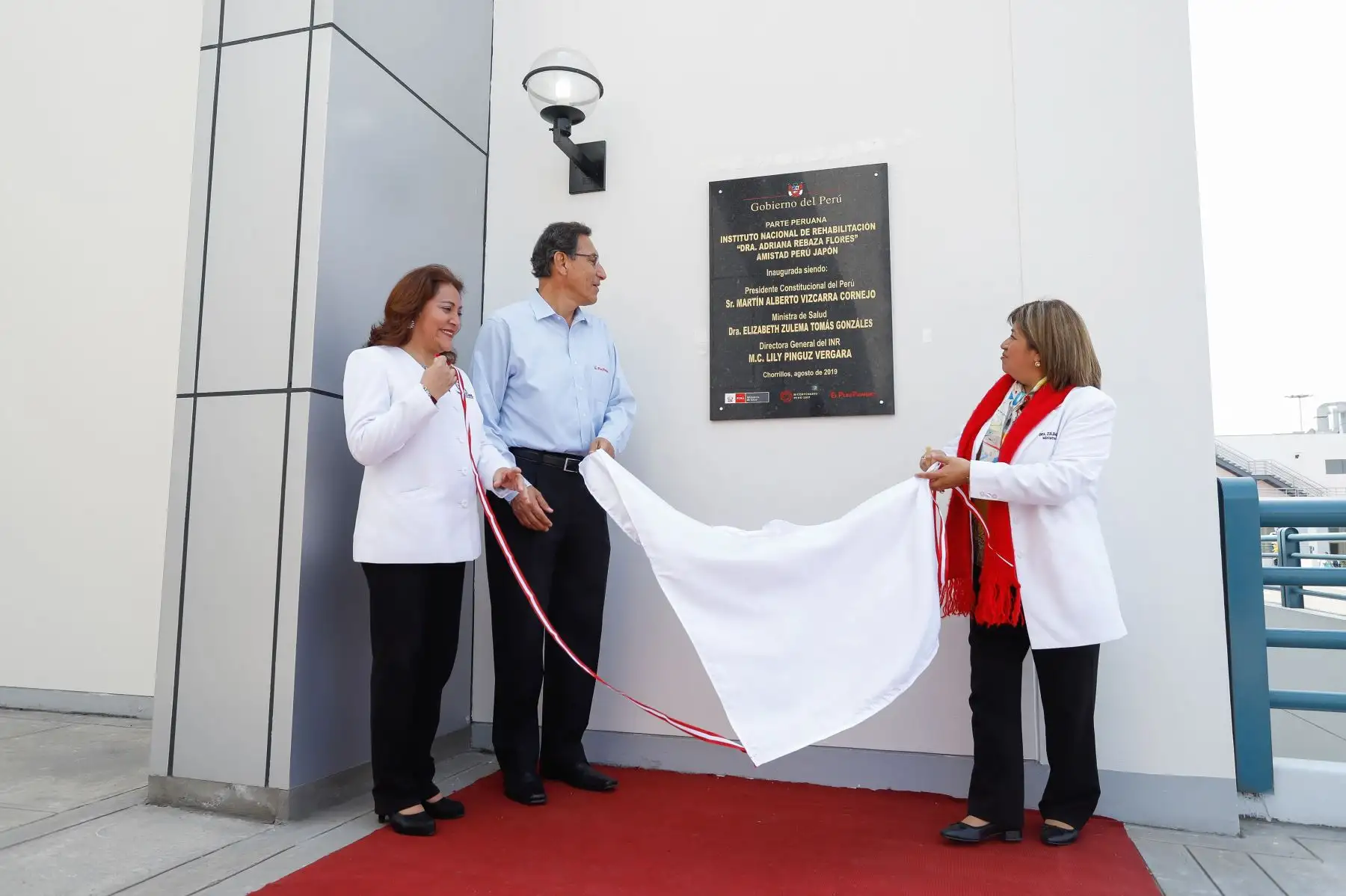 Presidente Martin Vizcarra inauguró infraestructura hospitalaria, del Instituto Nacional de Rehabilitación en el distrito de Chorrillos. Dicho complejo beneficia a más de 52,000 ciudadanos de manera directa.Foto:ANDINA/ Prensa Presidencia
