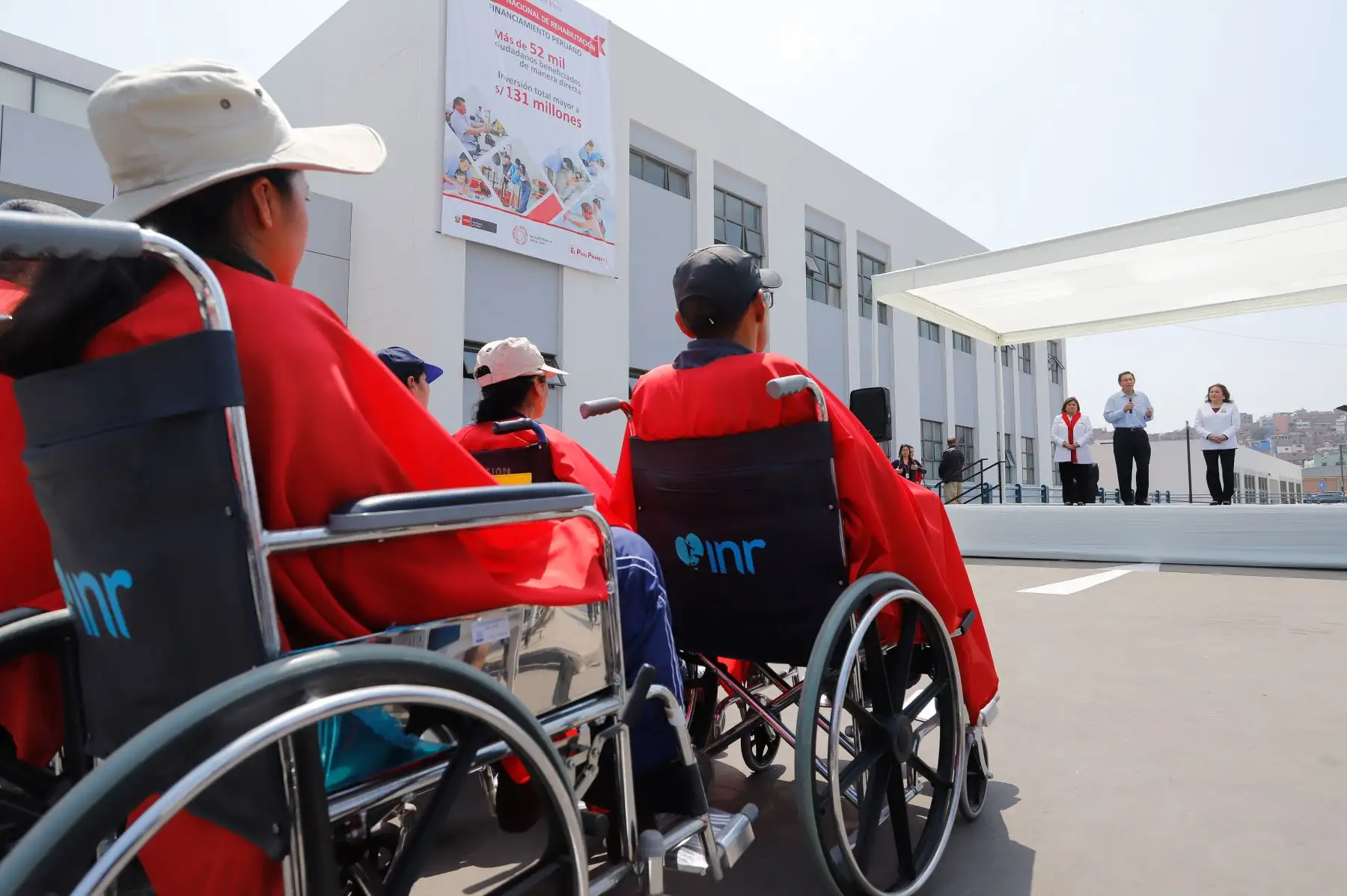 Presidente Martin Vizcarra inauguró infraestructura hospitalaria, del Instituto Nacional de Rehabilitación en el distrito de Chorrillos. Dicho complejo beneficia a más de 52,000 ciudadanos de manera directa.Foto:ANDINA/ Prensa Presidencia