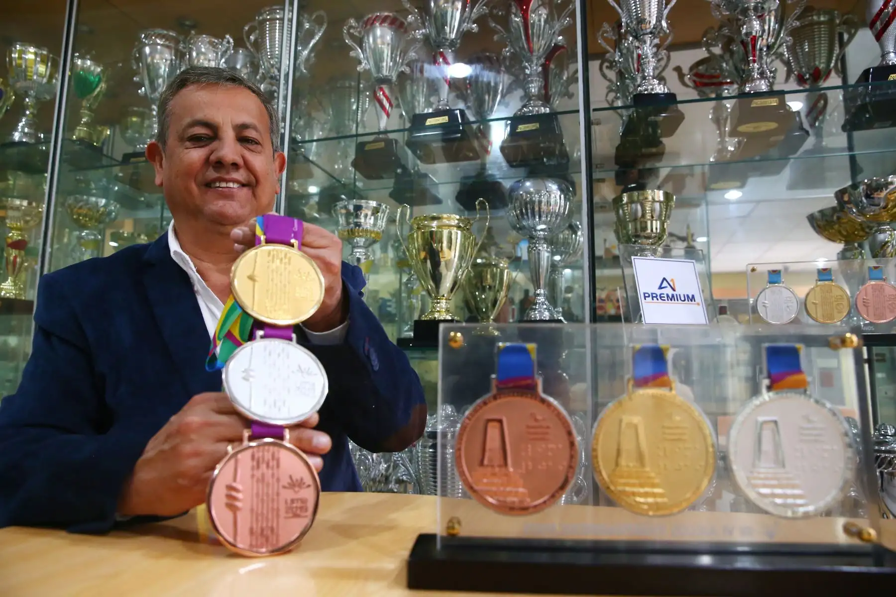 Medallas de los Juegos Panamericanos y Parapanamericanos Lima 2019. Foto: ANDINA/Melina Mejía