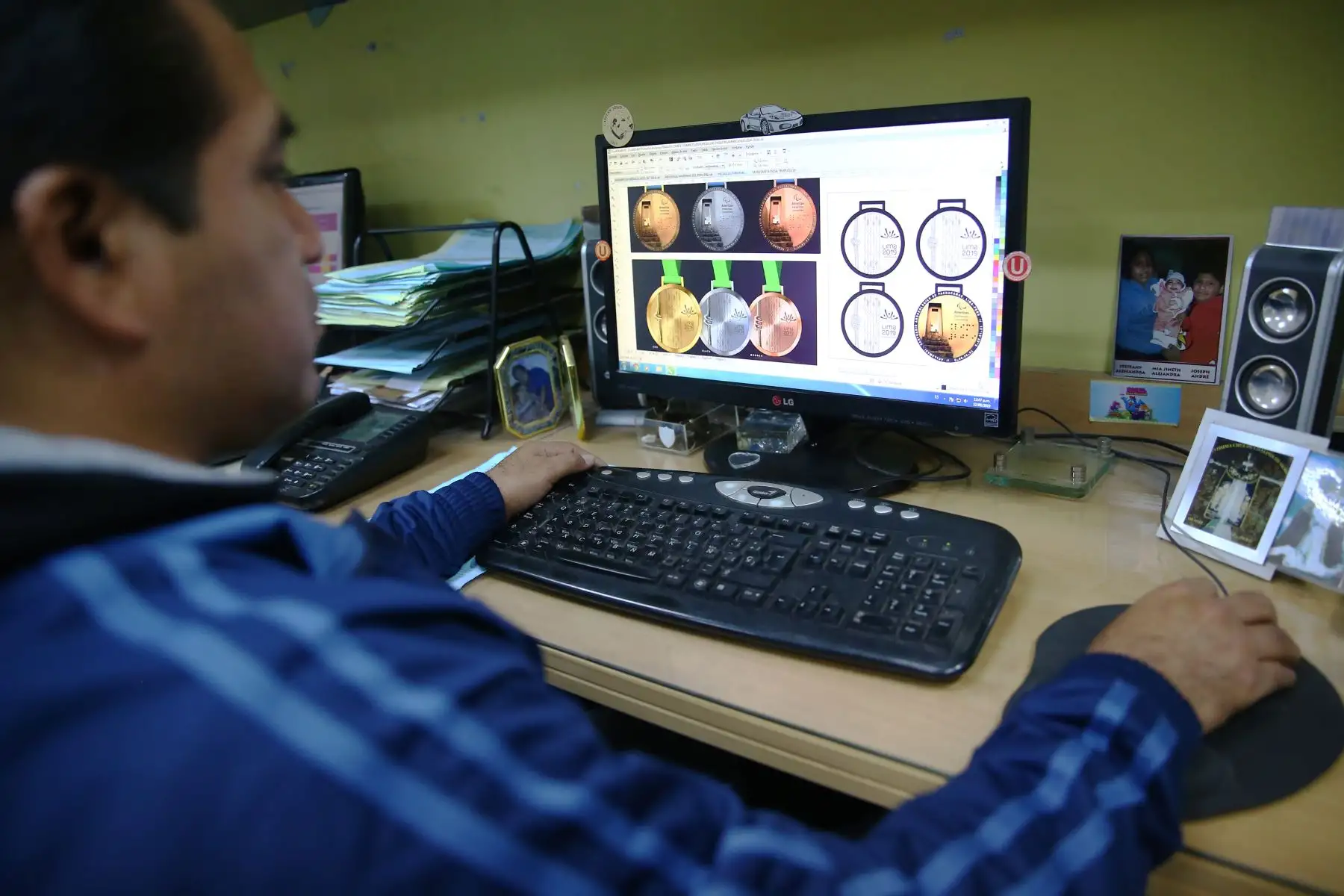 Medallas de los Juegos Panamericanos y Parapanamericanos Lima 2019. Foto: ANDINA/Melina Mejía