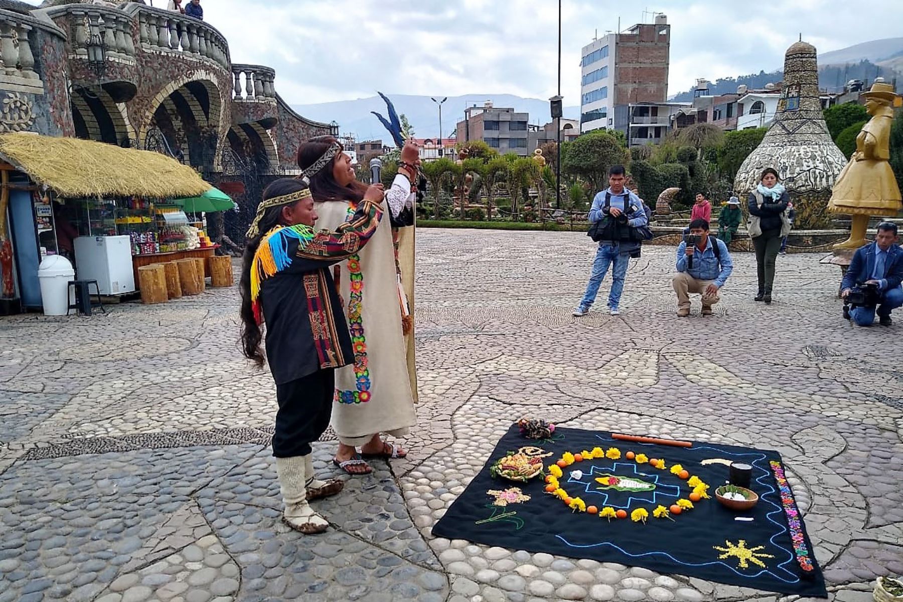 En ceremonia de pago a la tierra, población huancaína invocó a proteger la Amazonia.