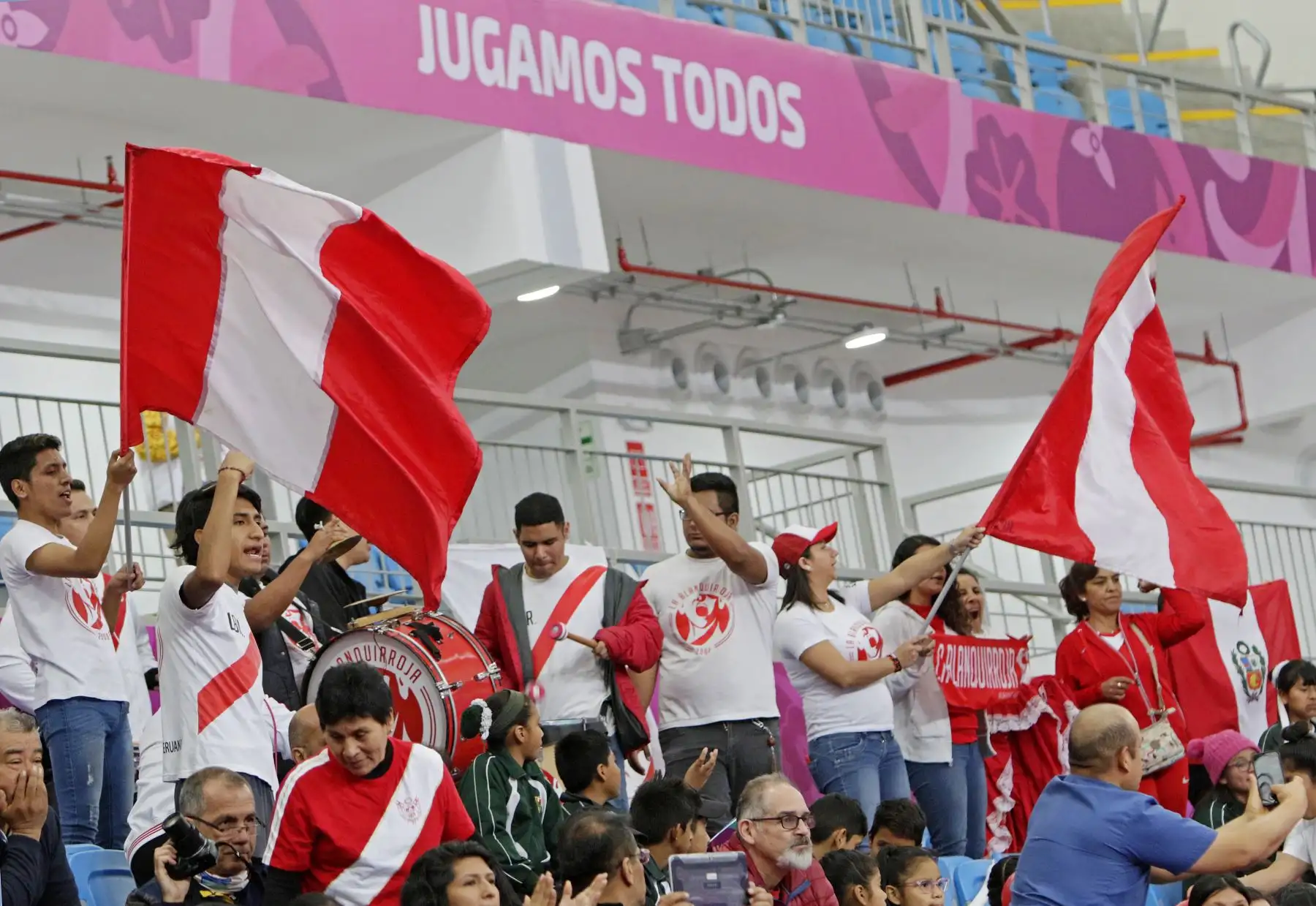 Perú y Brasil se enfrentan en Voleibol Sentado masculino por los Juegos Parapanamericanos. Foto: ANDINA/ Lima 2019