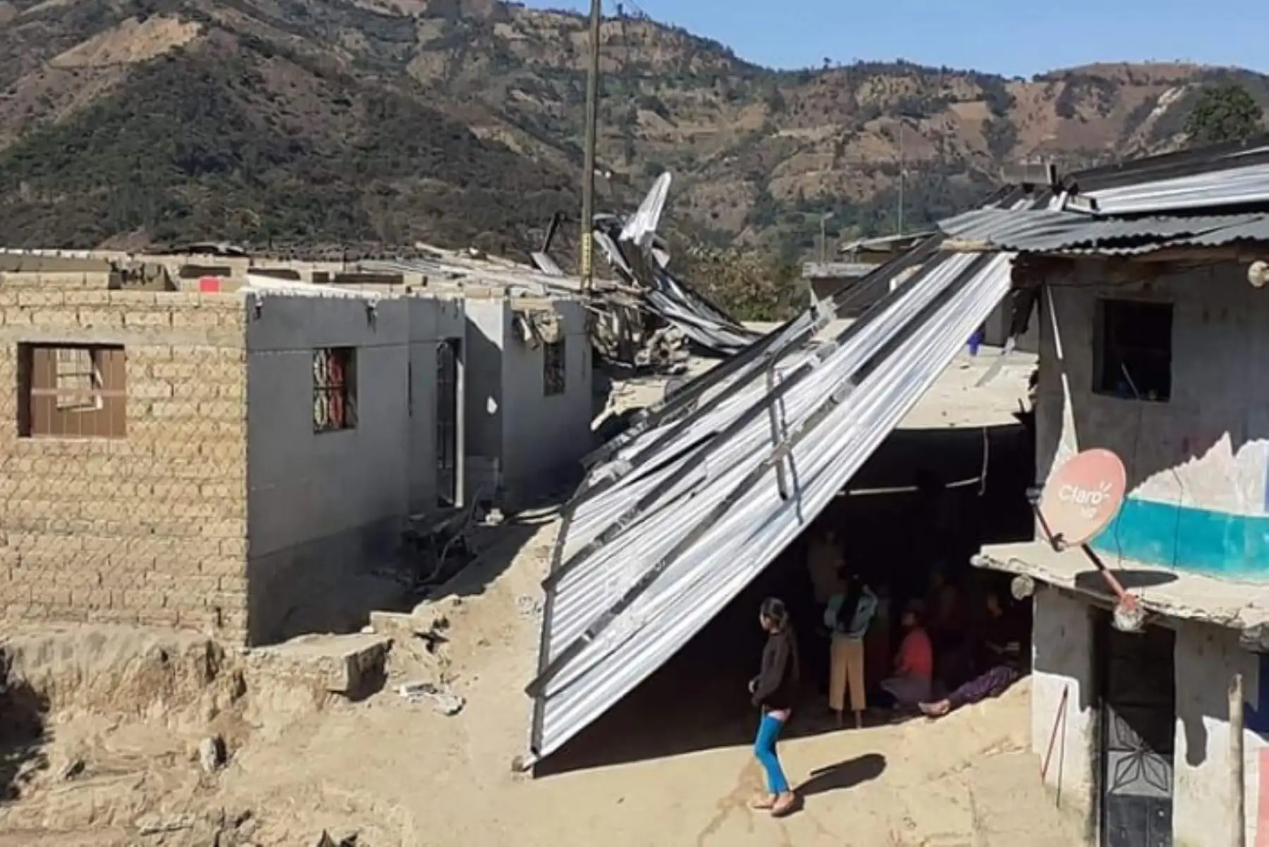 Autoridades evalúan daños causados por vientos fuertes en distrito de Umari, región Huánuco. ANDINA/Archivo
