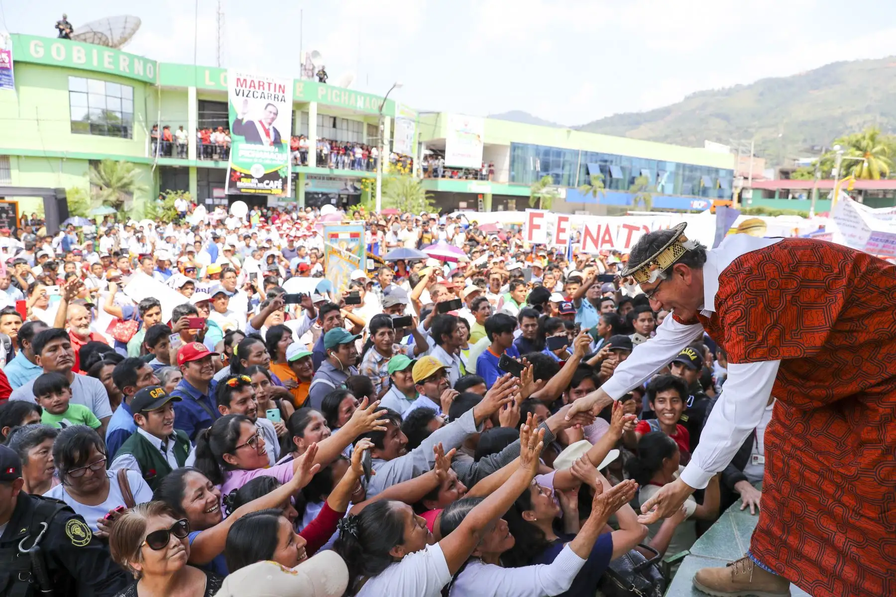 Presidente Vizcarra participa en 20° Festival Nacional del Café Pichanaqui 2019. Foto: ANDINA/Prensa Presidencia