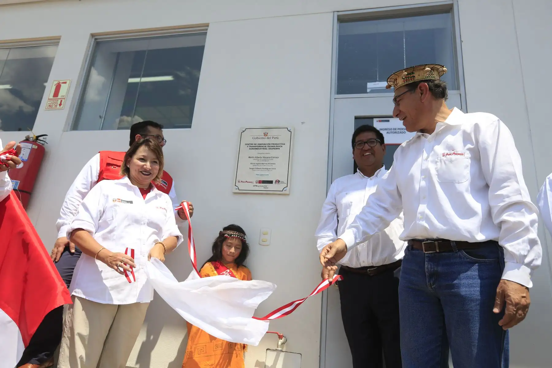 Presidente Vizcarra en la inauguración de CITE agroindustrial en Oxapampa. Foto: ANDINA/Prensa Presidencia