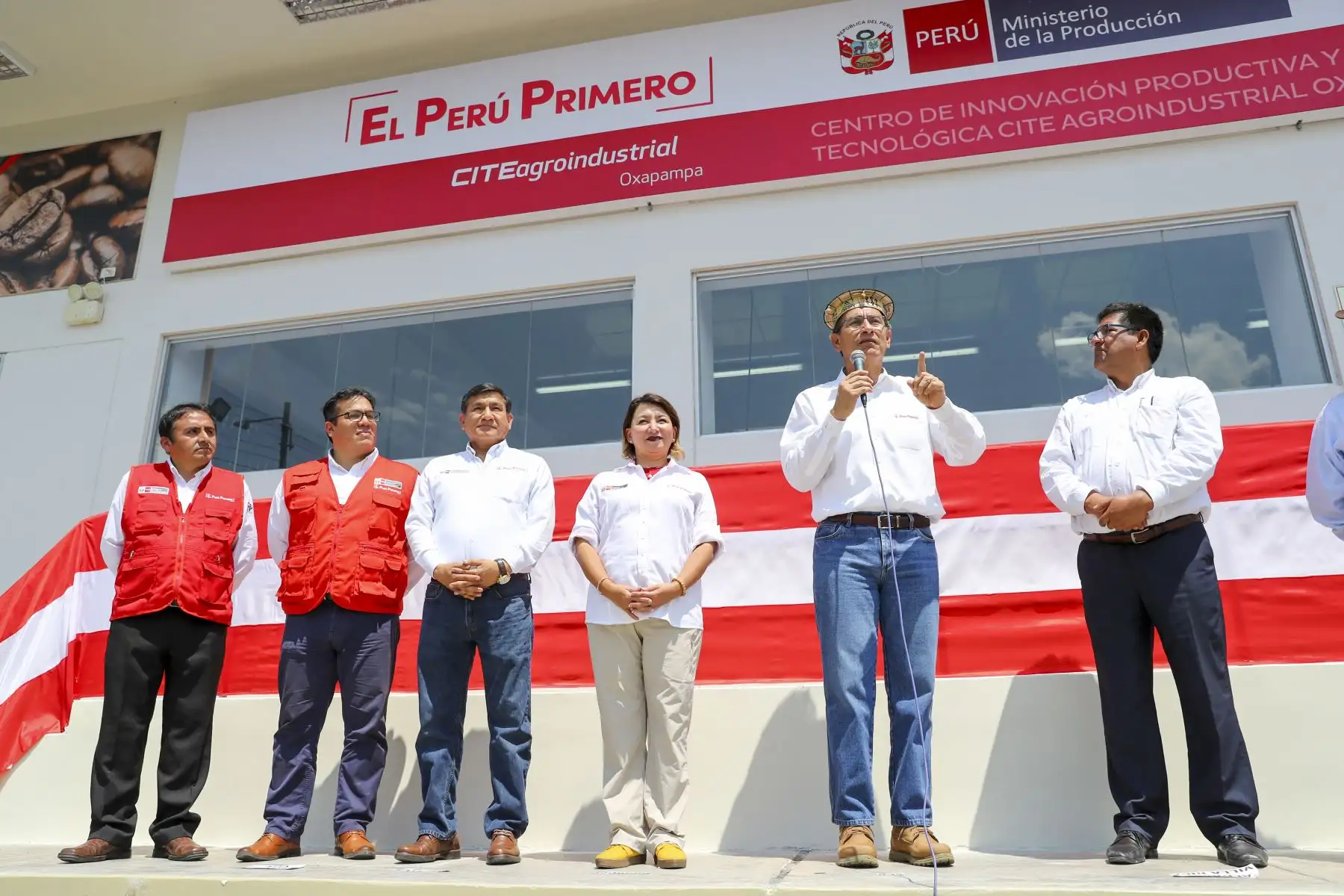 Presidente Vizcarra en la inauguración de CITE agroindustrial en Oxapampa. Foto: ANDINA/Prensa Presidencia