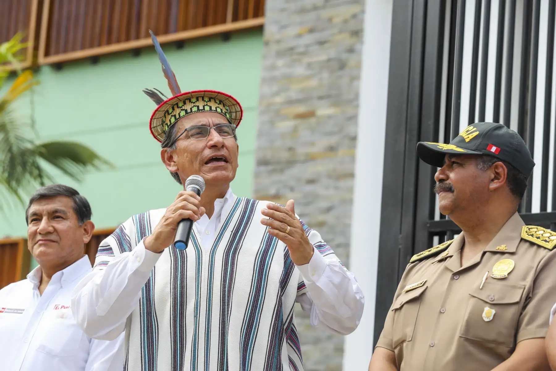 Presidente Vizcarra inaugura Complejo Policial de Río Negro. Foto: ANDINA/Prensa Presidencia