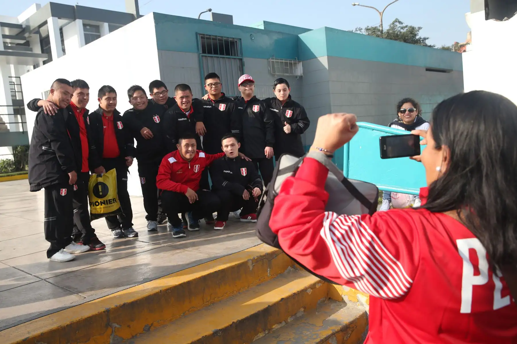 Gracias a las entradas solidarias que otorga Lima 2019, niños y adolescentes de la ONG Colectivo 21 asisten a la ceremonia de inauguración de los Juegos Parapanamericanos. Foto: ANDINA/Eddy Ramos