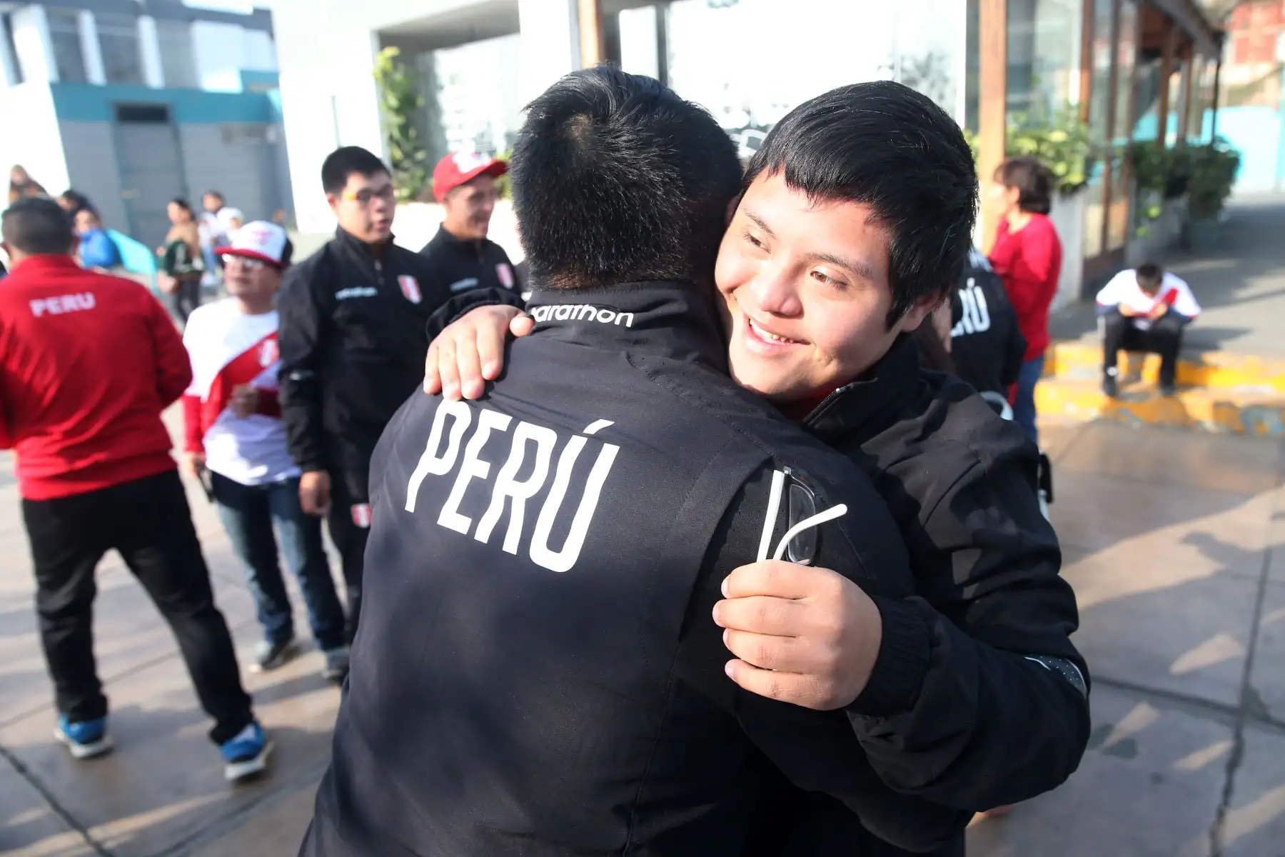 Gracias a las entradas solidarias que otorga Lima 2019, niños y adolescentes de la ONG Colectivo 21 asisten a la ceremonia de inauguración de los Juegos Parapanamericanos. Foto: ANDINA/Eddy Ramos