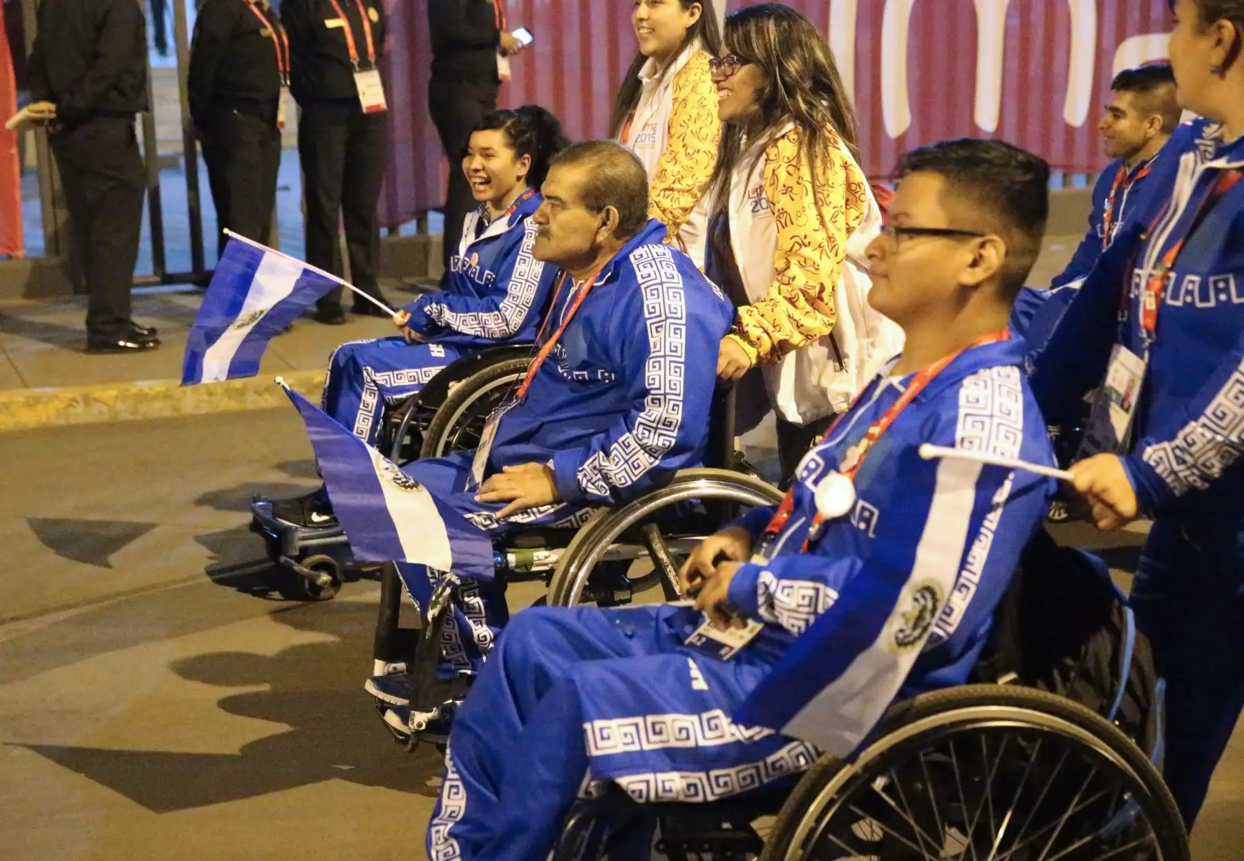 Emoción en los previos a la inauguración de los Juegos Parapanamericanos Lima 2019. Foto: ANDINA/Eddy Ramos