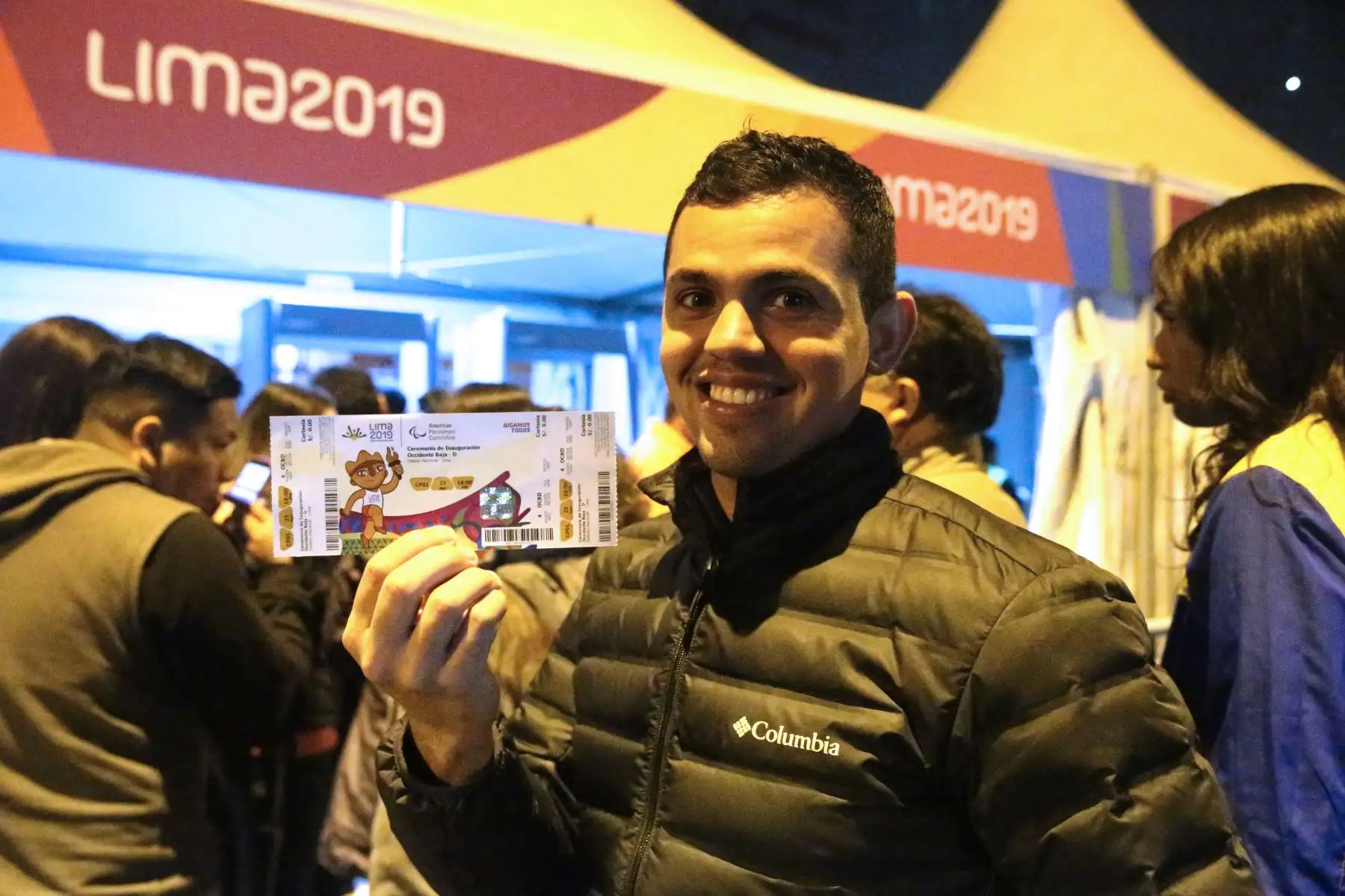 Emoción en los previos a la inauguración de los Juegos Parapanamericanos Lima 2019. Foto: ANDINA/Eddy Ramos