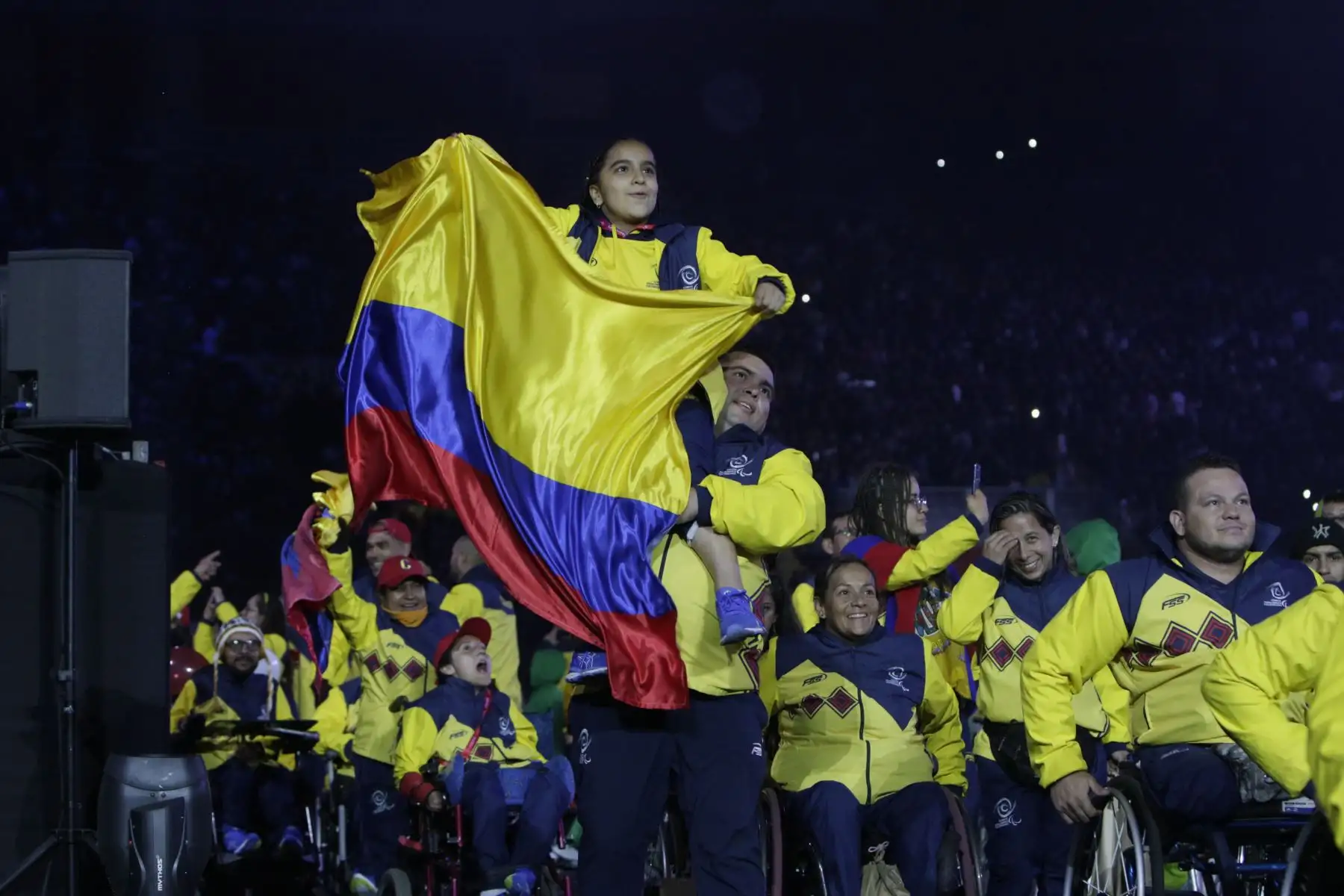 Desfile de las delegaciones de paradeportistas de las Américas hicieron su paso por el escenario principal. En total, son 1,800 atletas de 30 países quienes competirán en 17 paradeportes. Foto: ANDINA/ LIMA 2019
