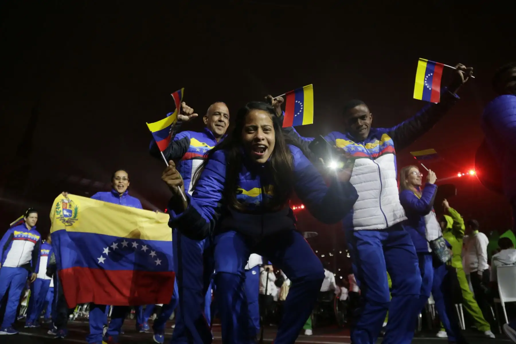 Desfile de las delegaciones de paradeportistas de las Américas hicieron su paso por el escenario principal. En total, son 1,800 atletas de 30 países quienes competirán en 17 paradeportes. Foto: ANDINA/ LIMA 2019