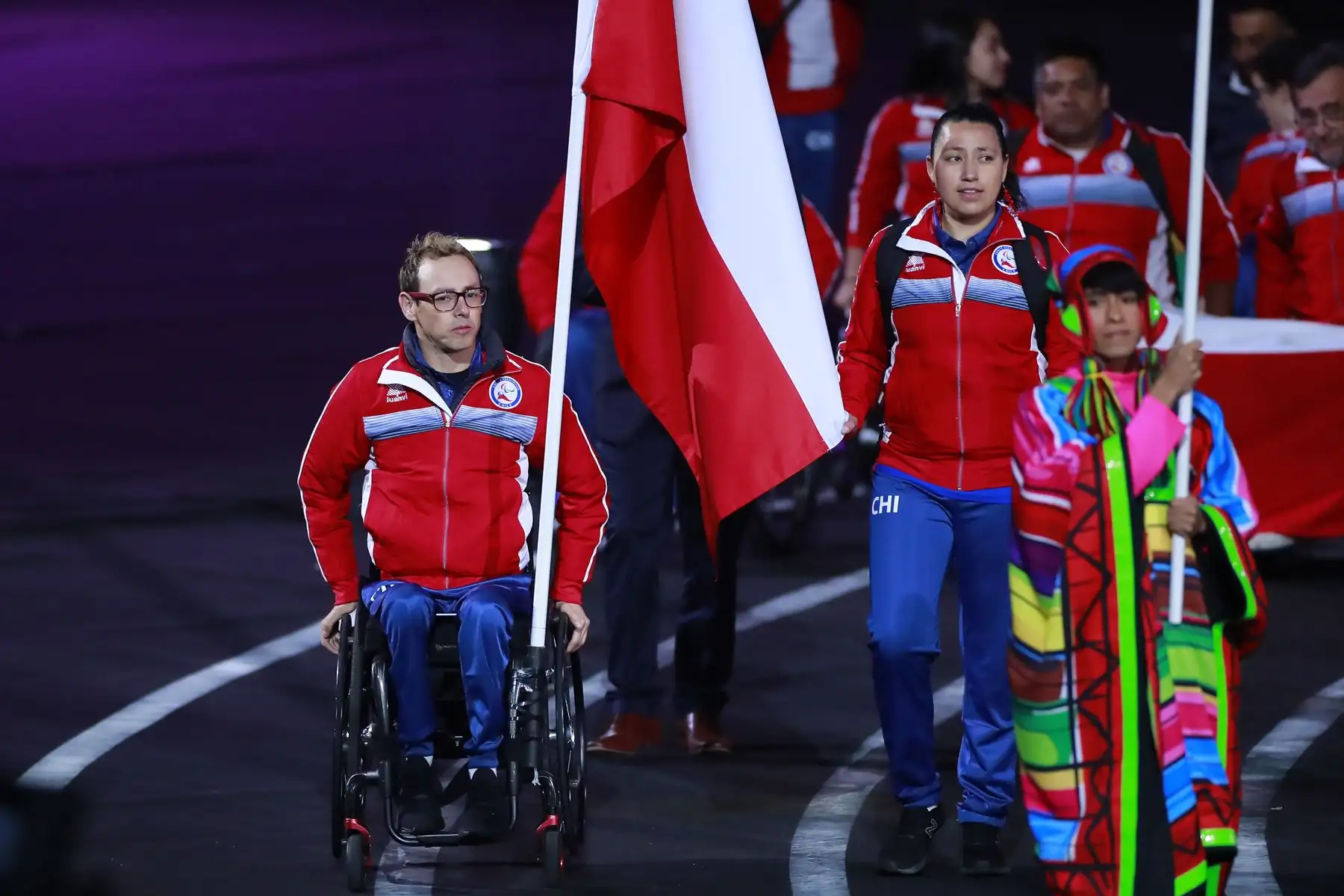 Desfile de las delegaciones de paradeportistas de las Américas hicieron su paso por el escenario principal. En total, 1,800 atletas de 30 países competirán en 17 paradeportes. Foto: ANDINA/ LIMA 2019