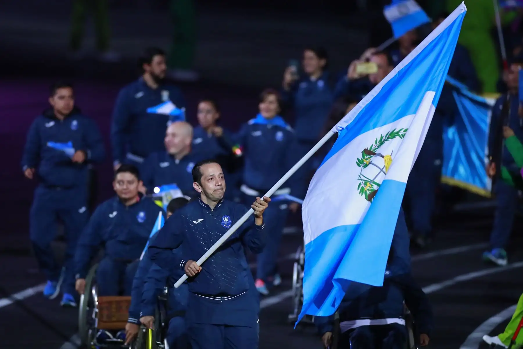 Desfile de las delegaciones de paradeportistas de las Américas hicieron su paso por el escenario principal. En total, 1,800 atletas de 30 países competirán en 17 paradeportes. Foto: ANDINA/ LIMA 2019