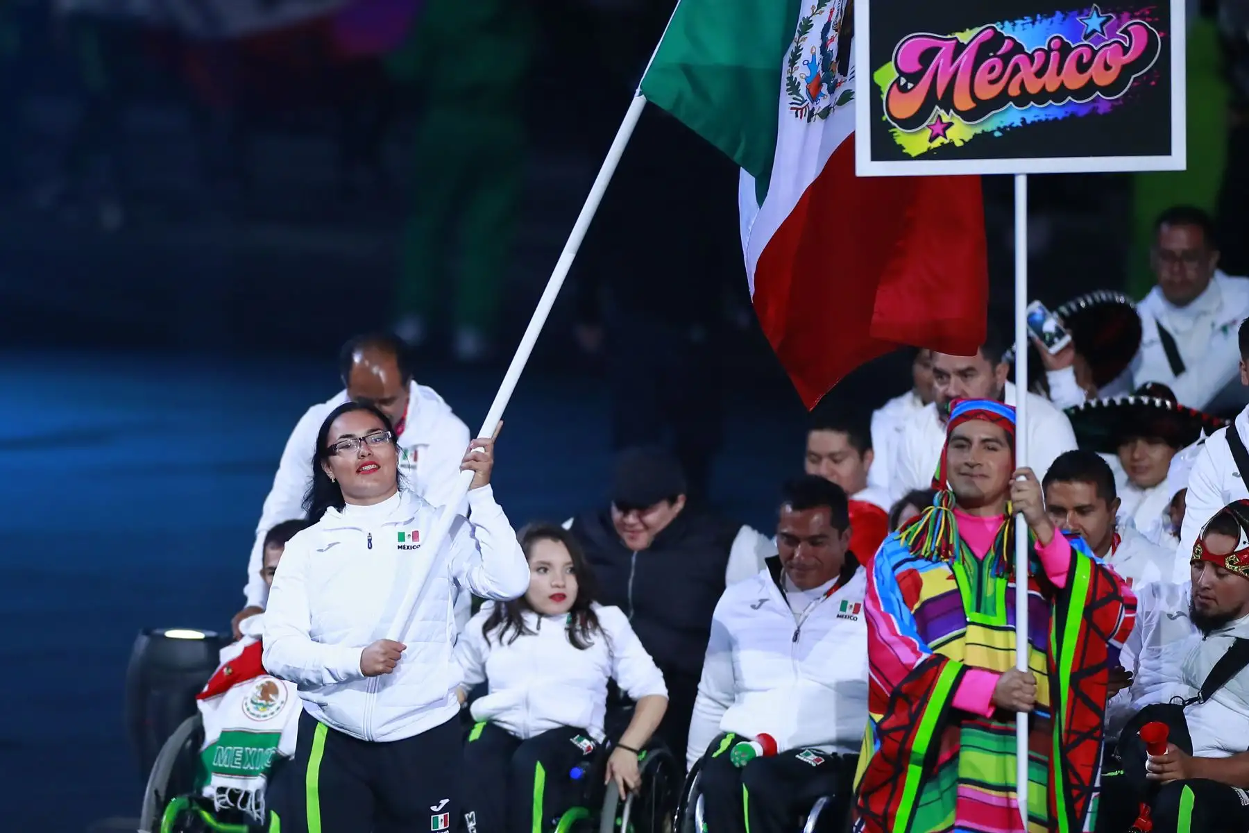 Desfile de las delegaciones de paradeportistas de las Américas hicieron su paso por el escenario principal. En total, 1,800 atletas de 30 países competirán en 17 paradeportes. Foto: ANDINA/ LIMA 2019